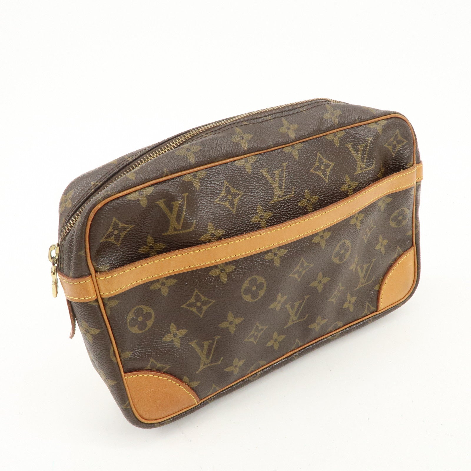 Louis Vuitton Monogram Compiegne 28 Pouch Clutch Bag M51845 Used