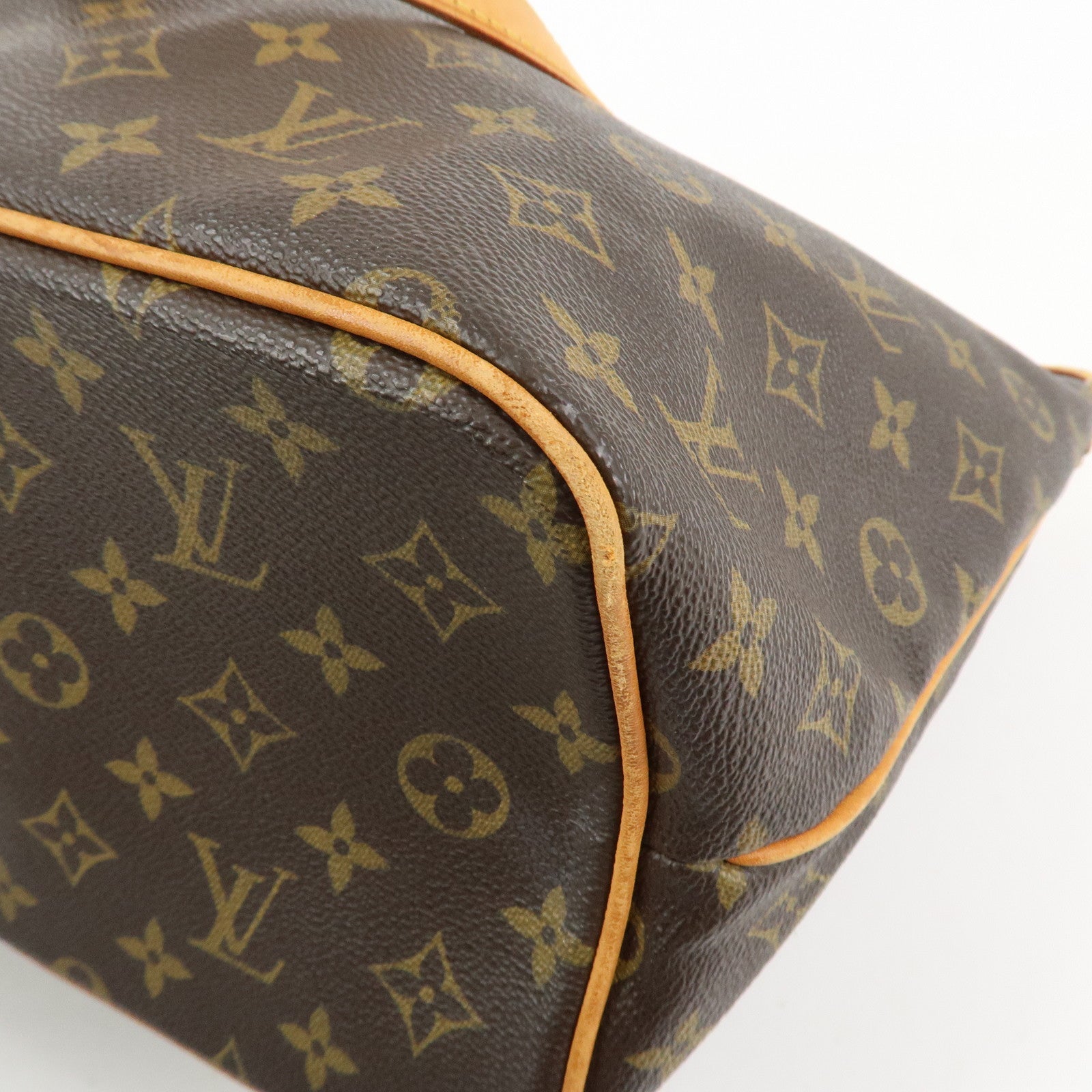 Louis Vuitton Monogram Canvas Palermo PM 2Way Hand Bag Brown M40145