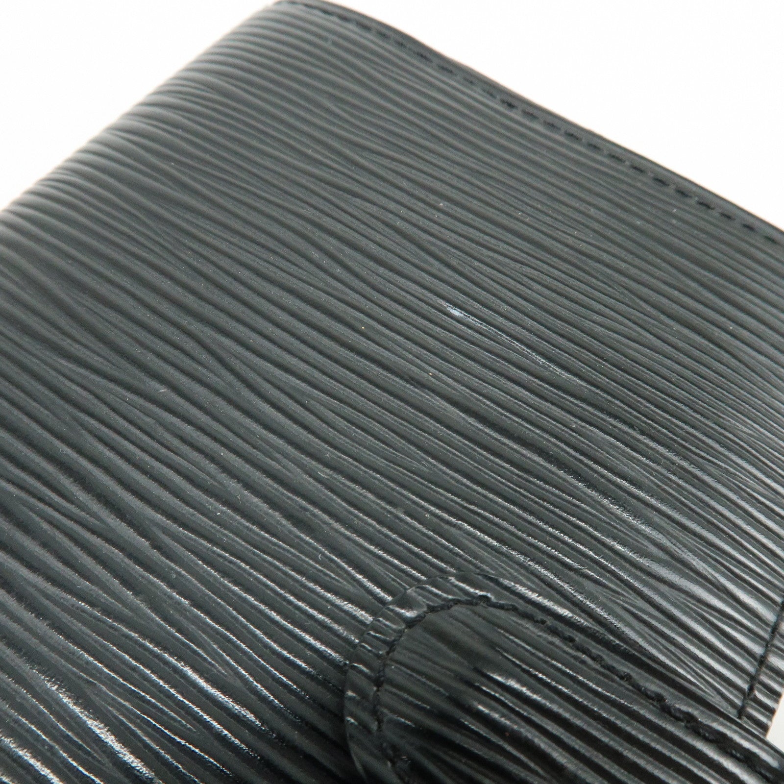 Louis Vuitton Epi Agenda PM Planner Cover Noir R20052