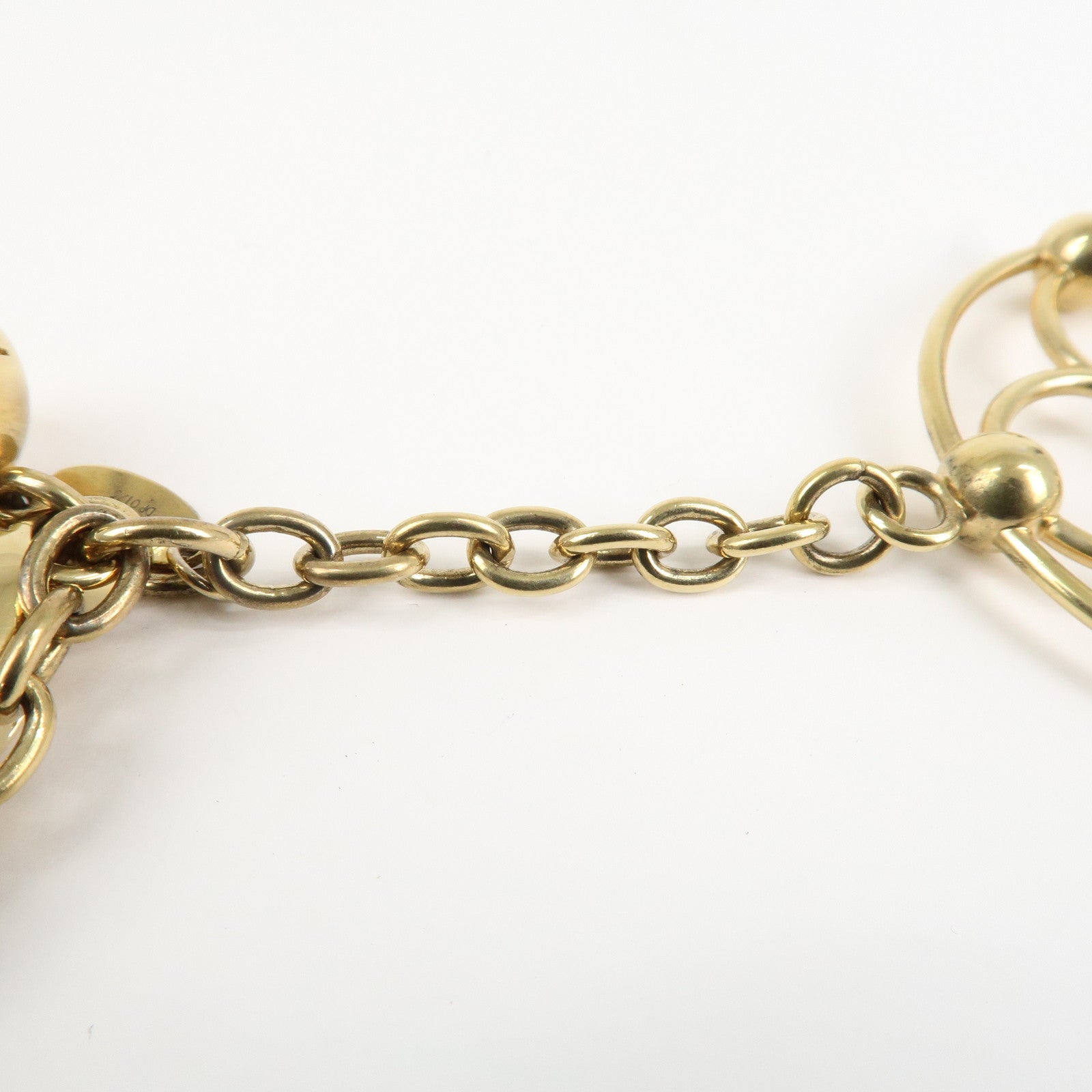 Louis Vuitton Bloomy Key Chain Bag Charm Gold M67931 Used