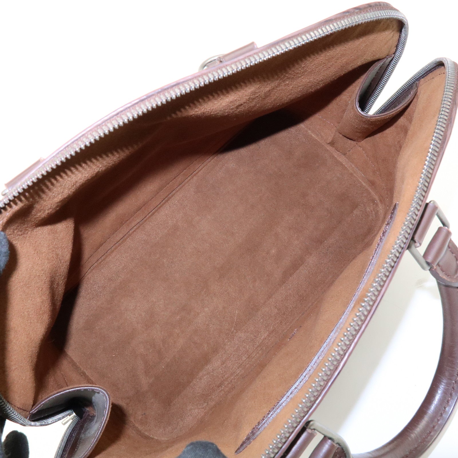 Louis Vuitton Epi Leather Alma Hand Bag Mocha M5214D