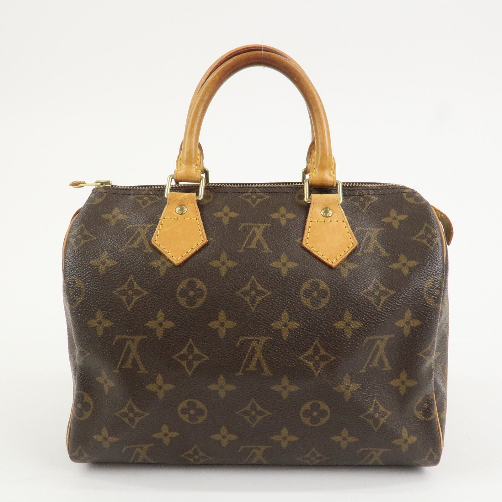 Louis Vuitton Monogram Speedy 25 Boston Bag Hand Bag Brown M41528
