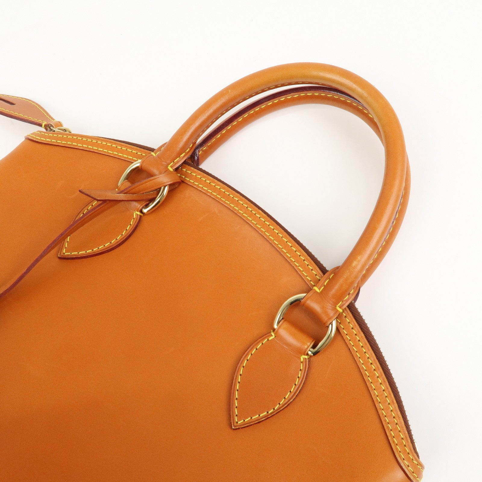 Louis Vuitton Lockit Nomade Leather Hand Bag Caramel Brown M85388