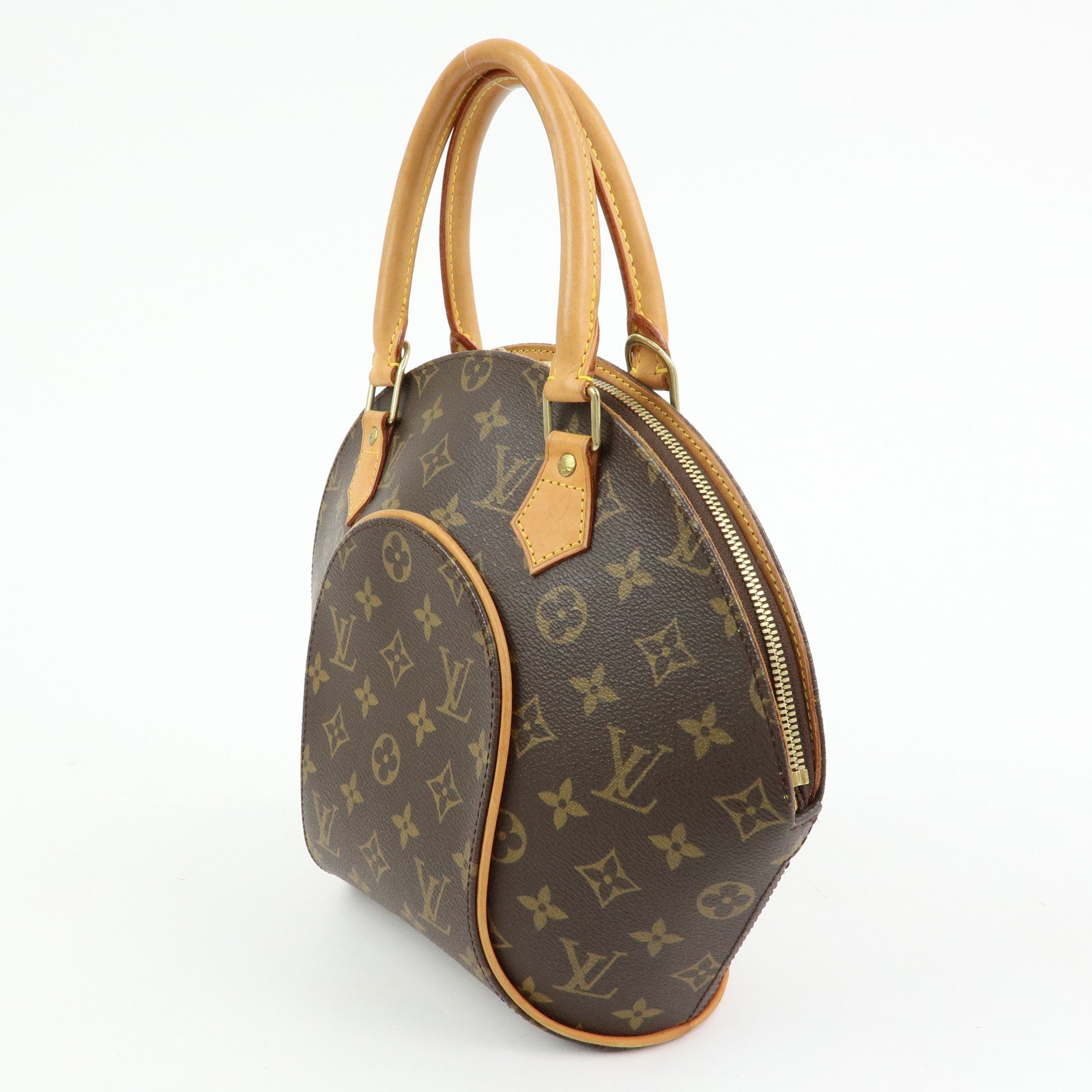 Louis Vuitton Monogram Ellipse PM Hand Bag Brown M51127