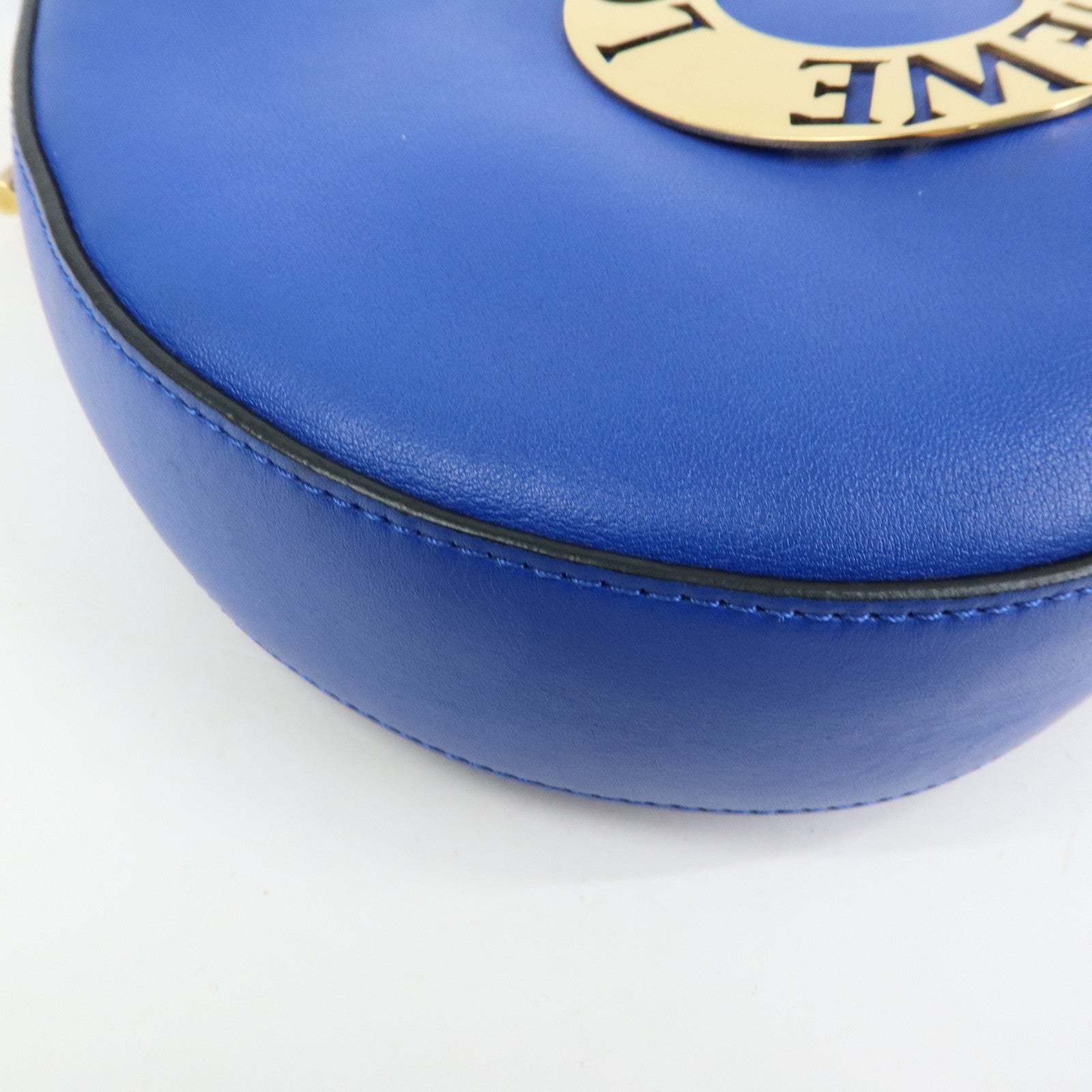 LOEWE Joyce Calf Leather Shoulder Bag Crossbody Bag Blue