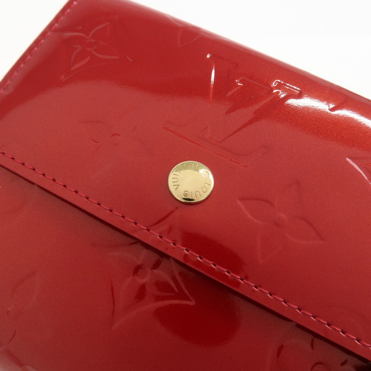 Louis Vuitton Vernis Porte Monnaie Billets Cartes de Crédit M91982