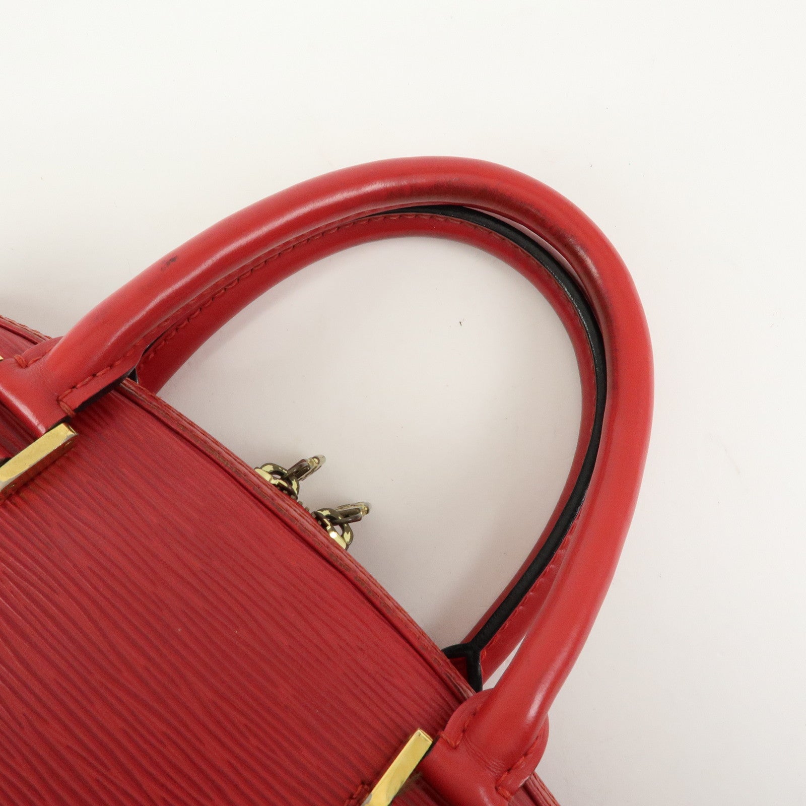Louis Vuitton Epi Leather Jasmine Hand Bag Castilian Red M52087