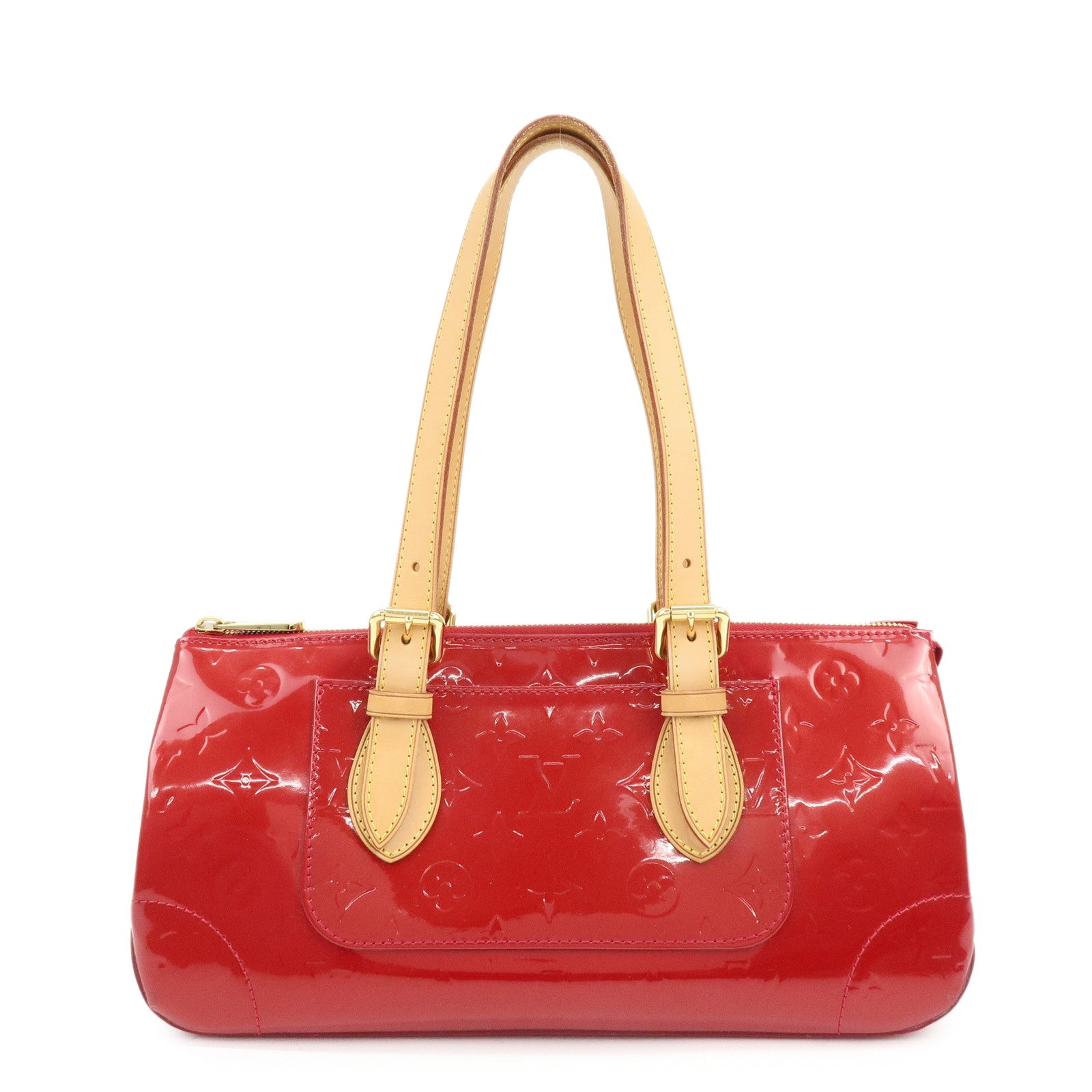Louis Vuitton Vernis Rosewood Avenue Hand Bag Pomme DAmour M93507