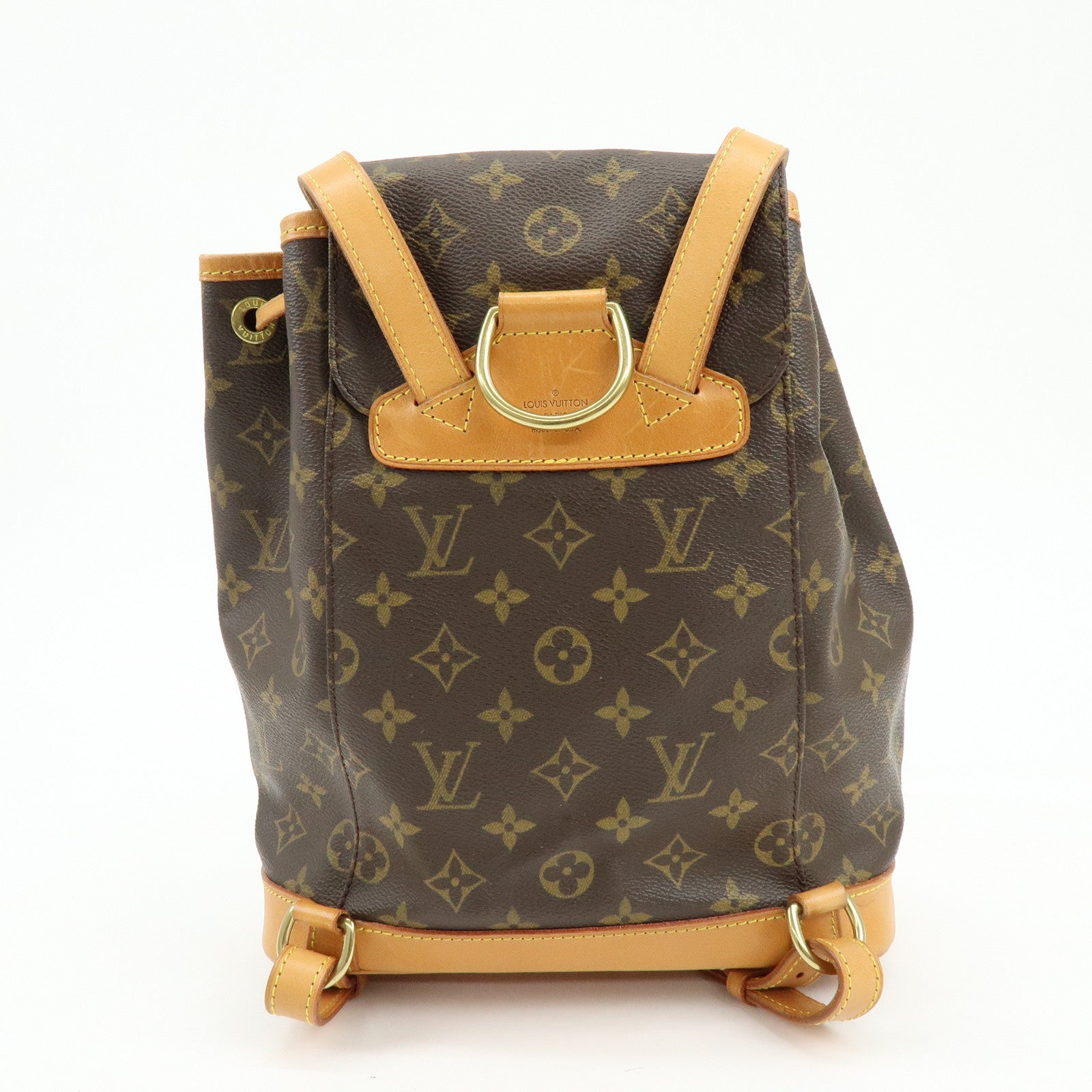 Louis Vuitton Monogram Montsouris MM Backpack Brown M51136