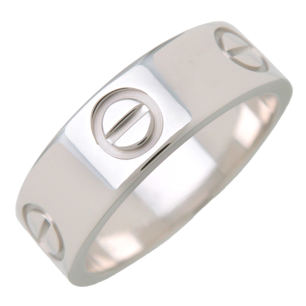 Cartier Love Ring K18 750WG White Gold #50 US5 EU49.5 HK11