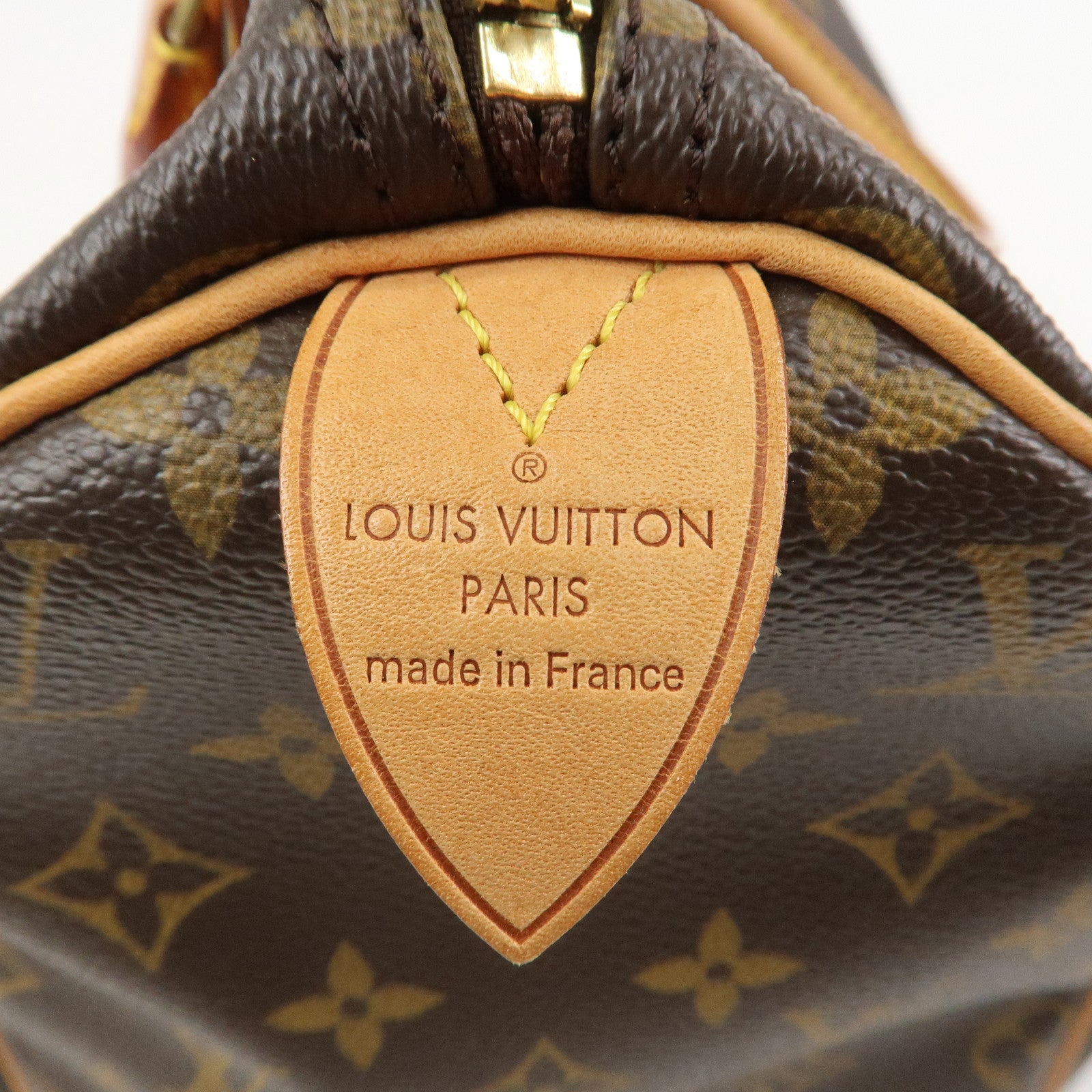 Louis Vuitton Monogram Speedy 30 Boston Bag Hand Bag Brown M41526