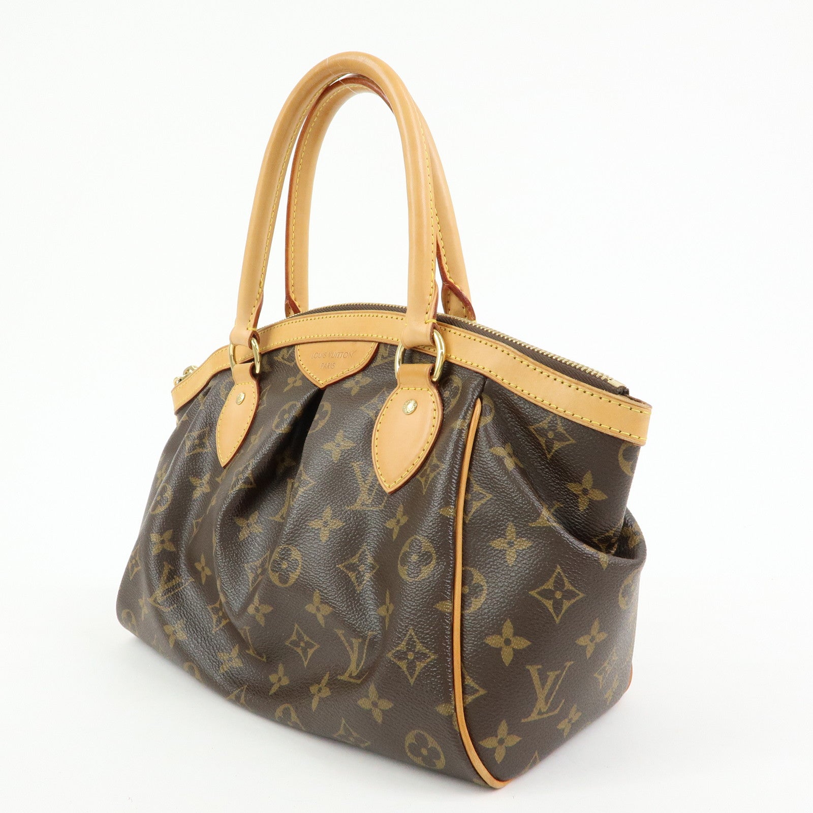 Louis Vuitton Monogram Tivoli PM Hand Bag Shoulder Bag Brown M40143