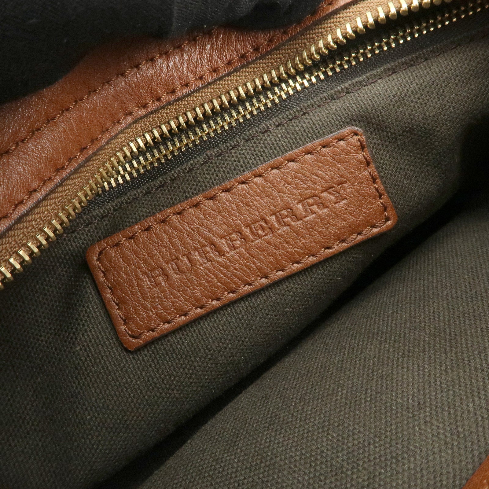 BURBERRY Heart Studs PVC Leather 2Way Bag Shoulder Hand Bag Brown