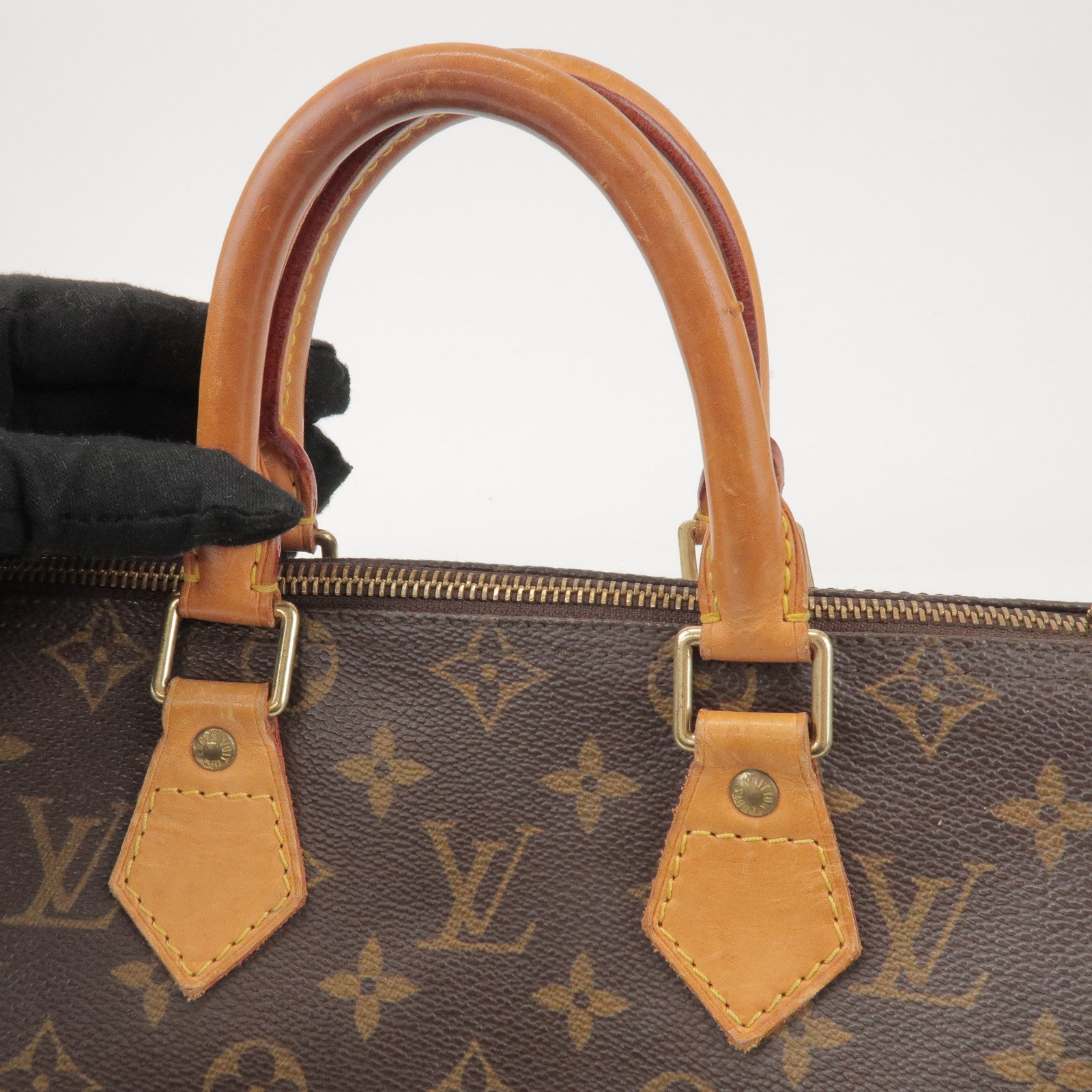 Louis Vuitton Monogram Speedy 25 Boston Bag Hand Bag Brown M41528
