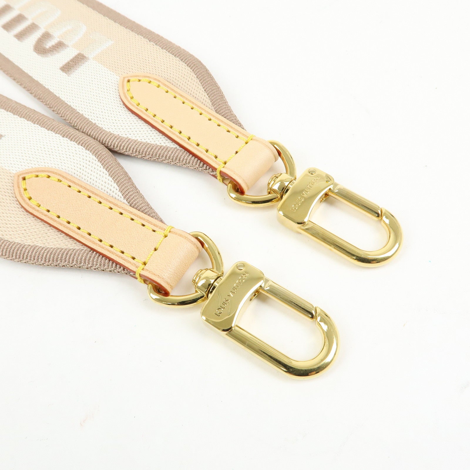 Louis Vuitton 110cm Canvas Nume Shoulder Strap Beige