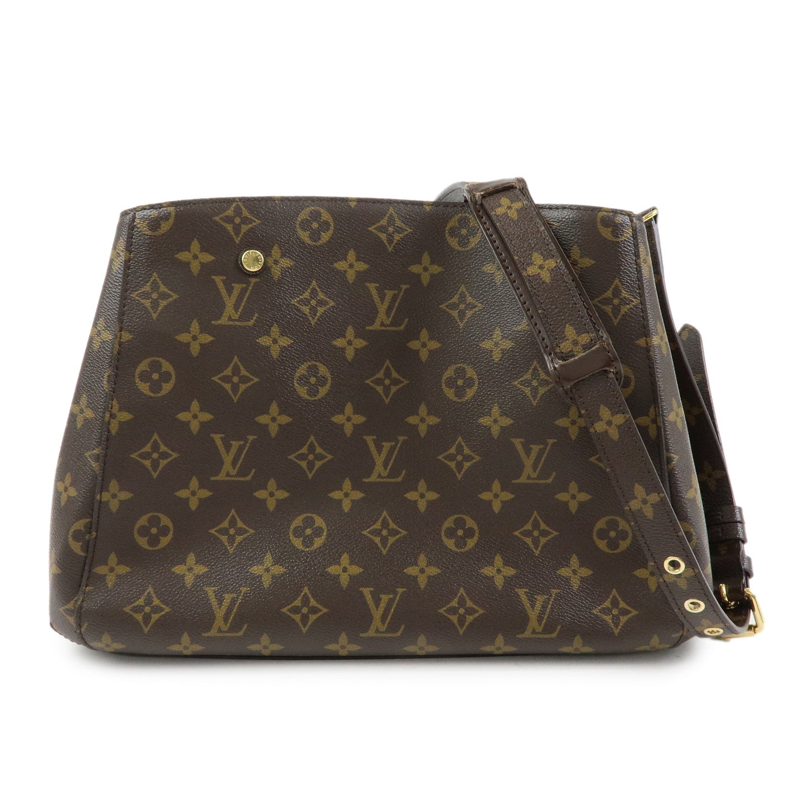 Louis Vuitton Monogram Montaigne BB 2Way Bag Hand Bag Brown M41055