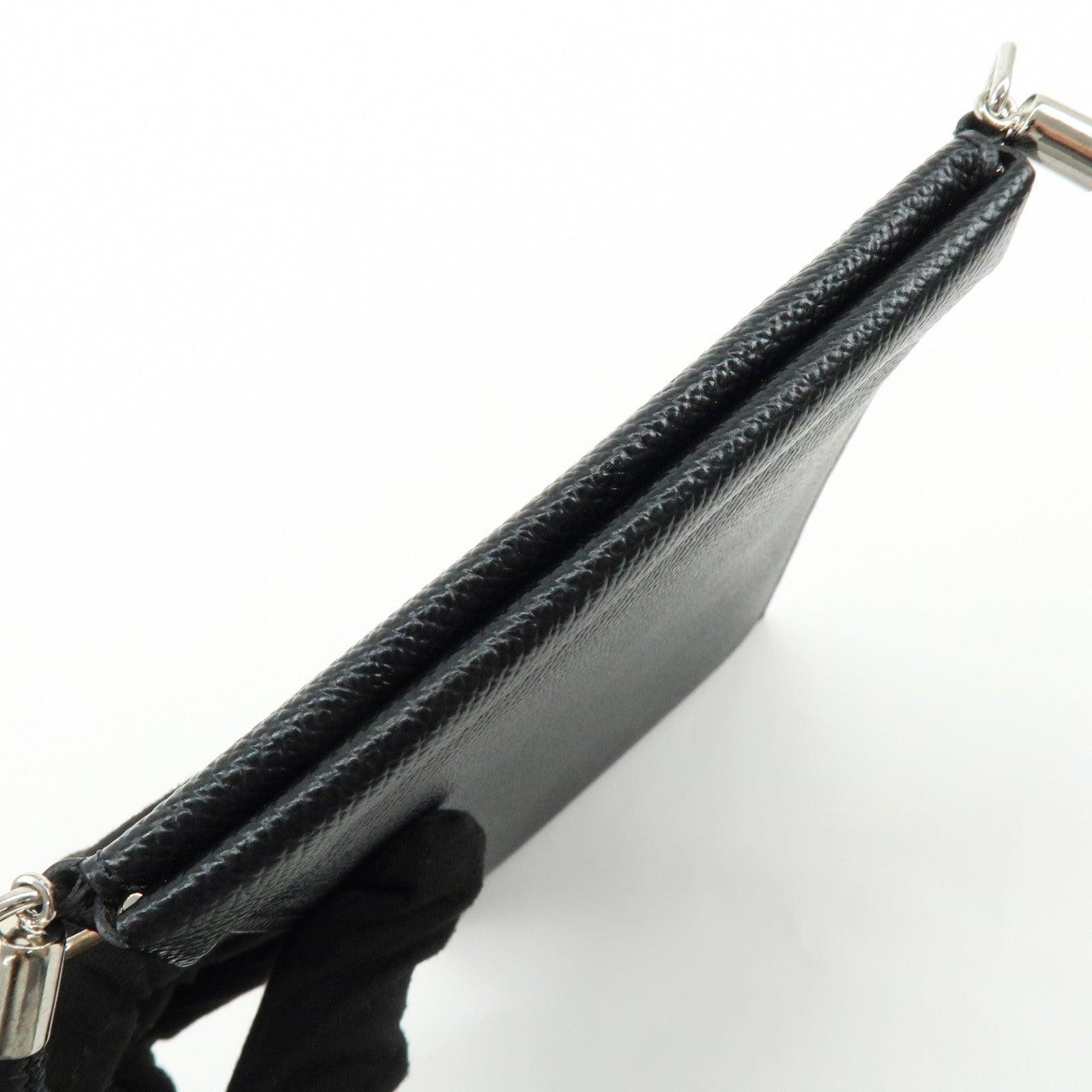 Maison Margiela 11 Four Stitches Calf Leather Shoulder Bag Black