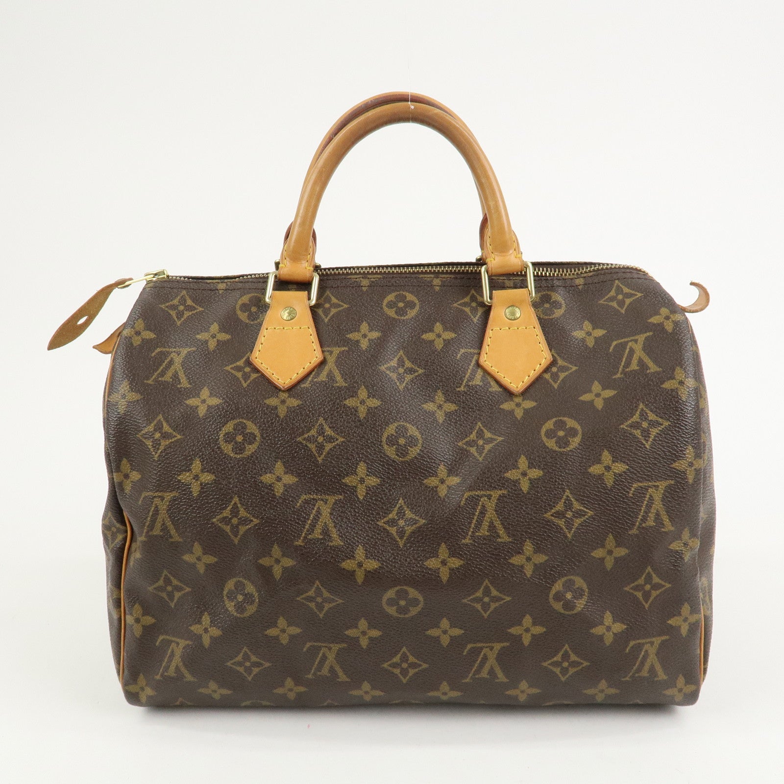 Louis Vuitton Monogram Speedy 30 Boston Bag Hand Bag Brown M41526