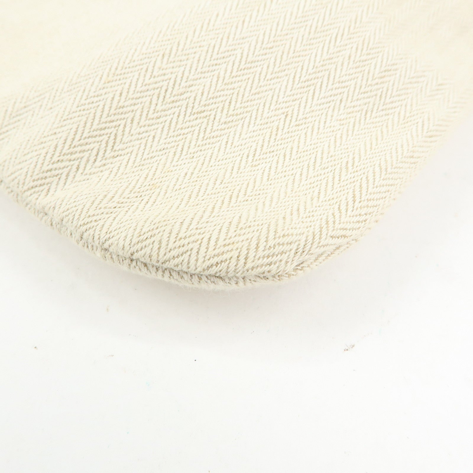 HERMES Aline GM Canvas Leather Shoulder Bag Hand Bag Natural