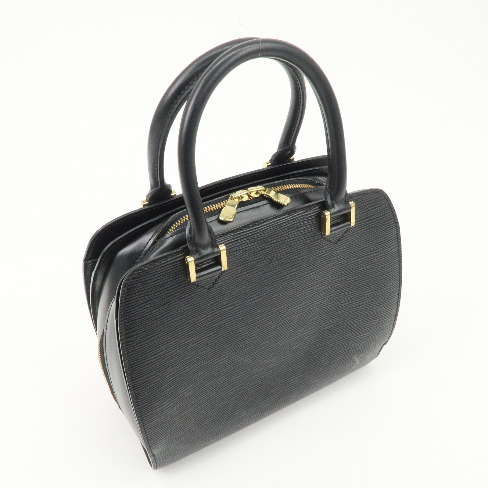 Louis Vuitton Epi Pont Neuf Hand Bag Black Noir M52052