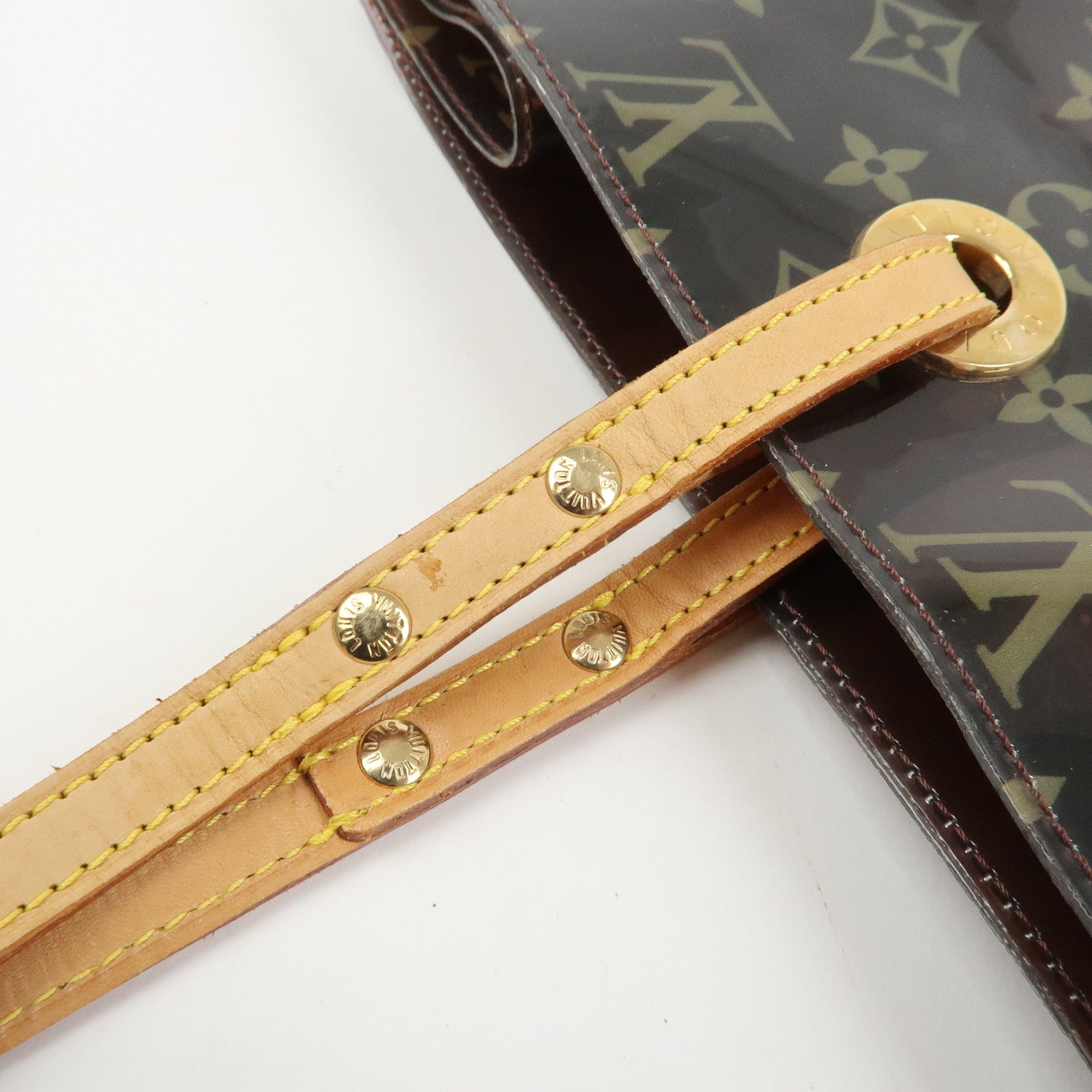 Louis Vuitton Monogram Cabas Cruise Vinyl Tote Bag Brown M50500