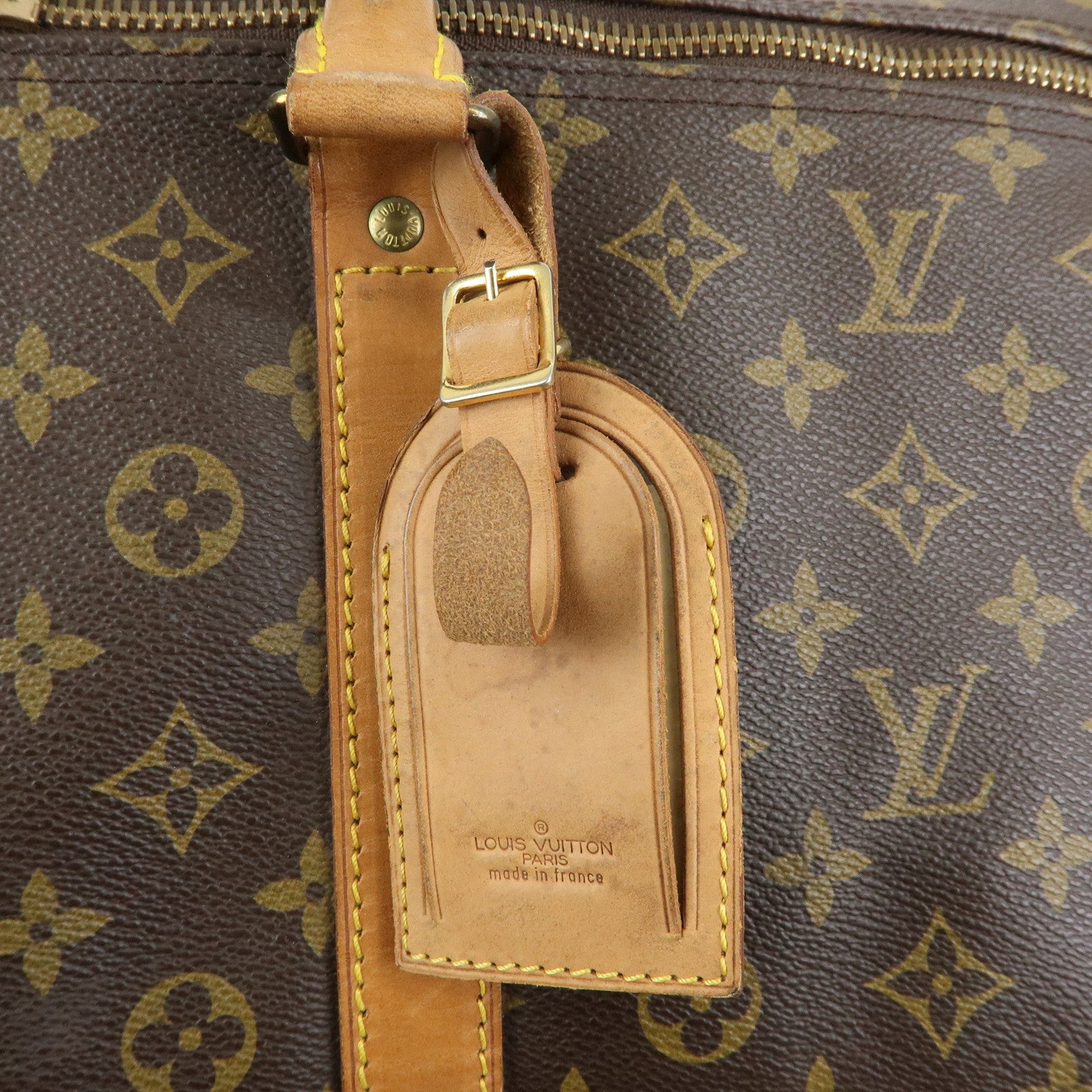 Louis Vuitton Monogram Keep All 60 Boston Bag Brown M41422