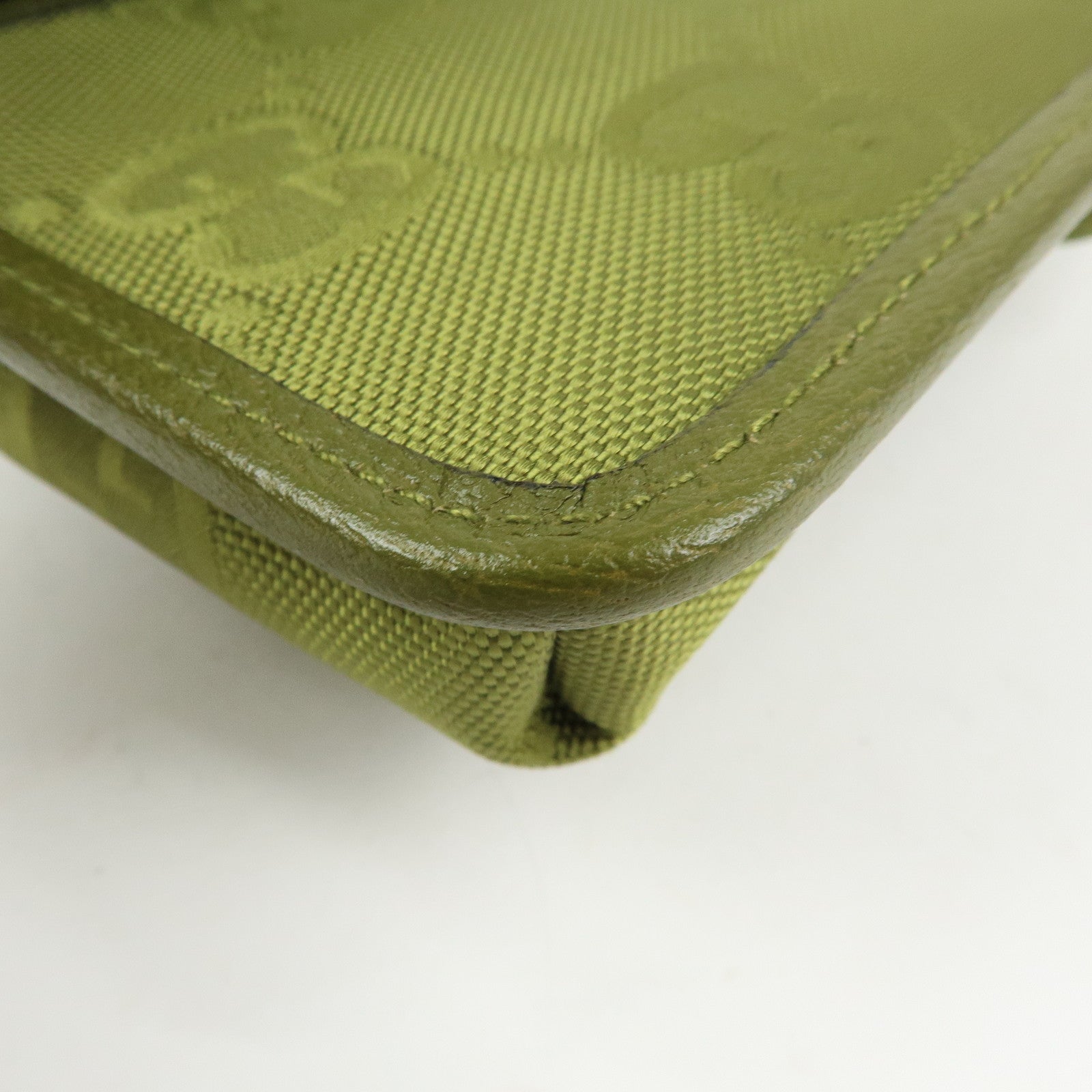 GUCCI Off The Grid Nylon Shoulder Bag Crossbody Bag Green 696018