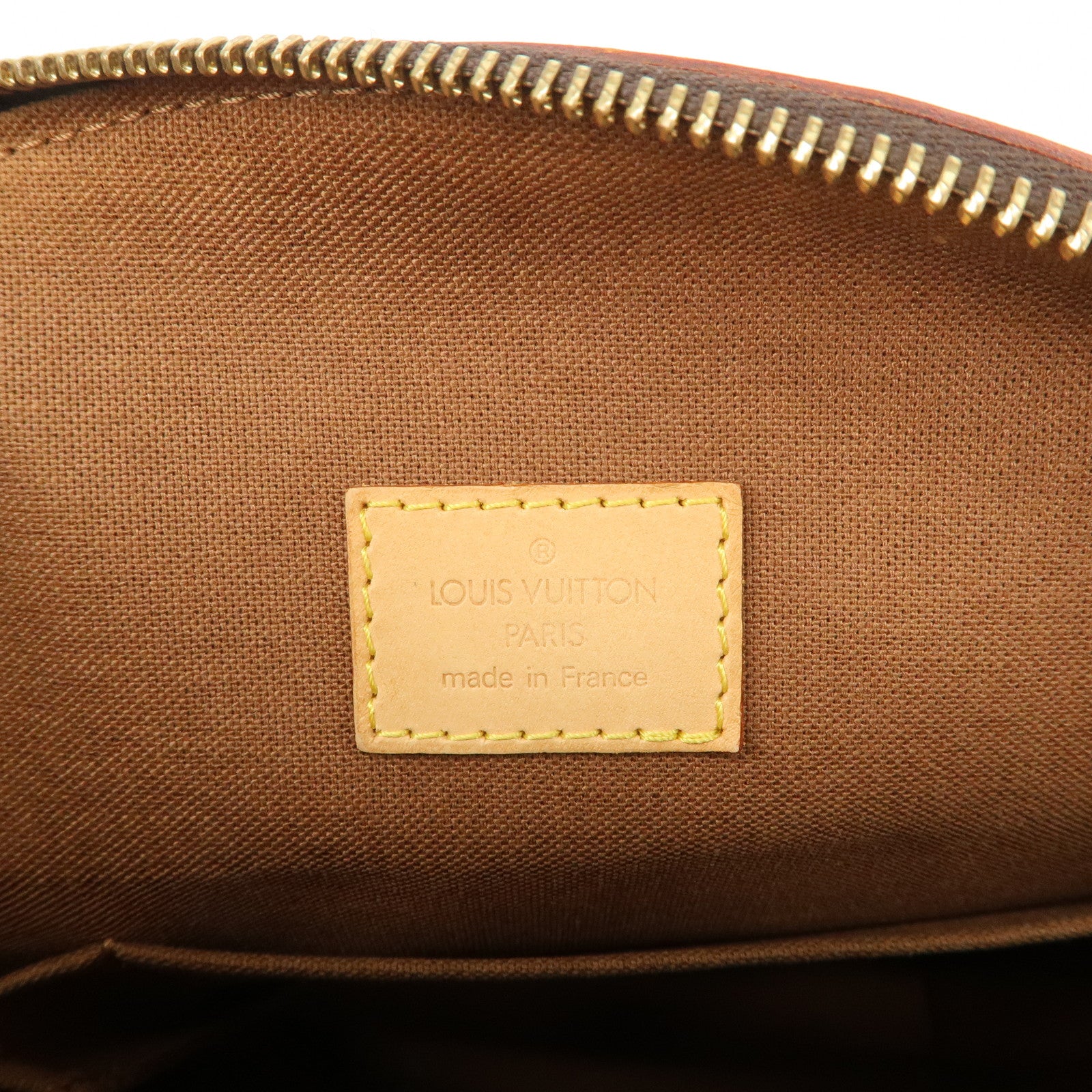 Louis Vuitton Monogram Lock It Hand Bag Old Style Brown M40102 Used