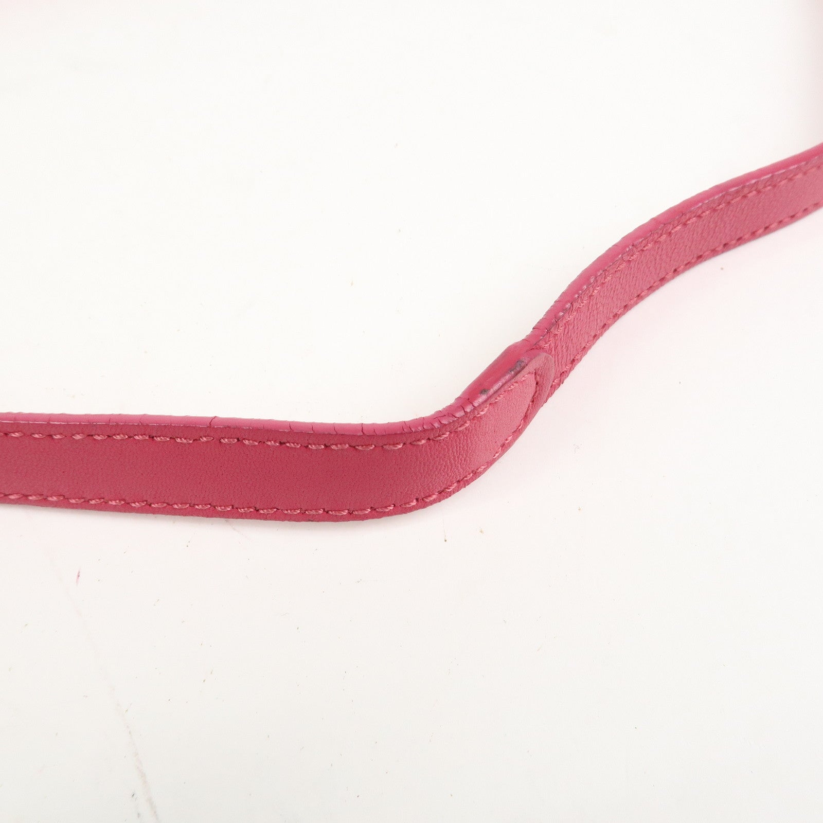 LOEWE Anagram Leather Shoulder Bag Crossbody Bag Pink