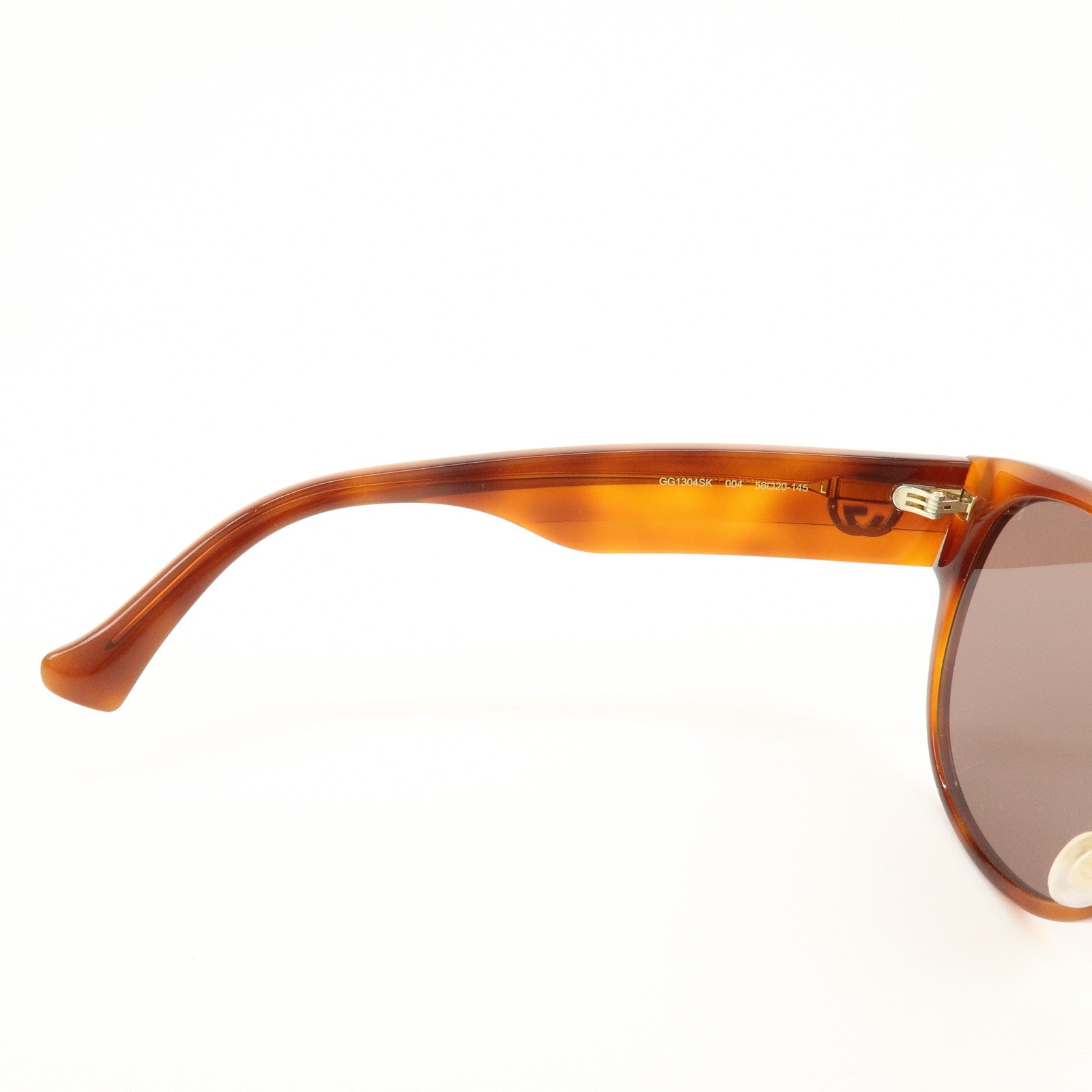 GUCCI Interlocking G Plastic Sunglasses Brown GG1304SK 56□20 145