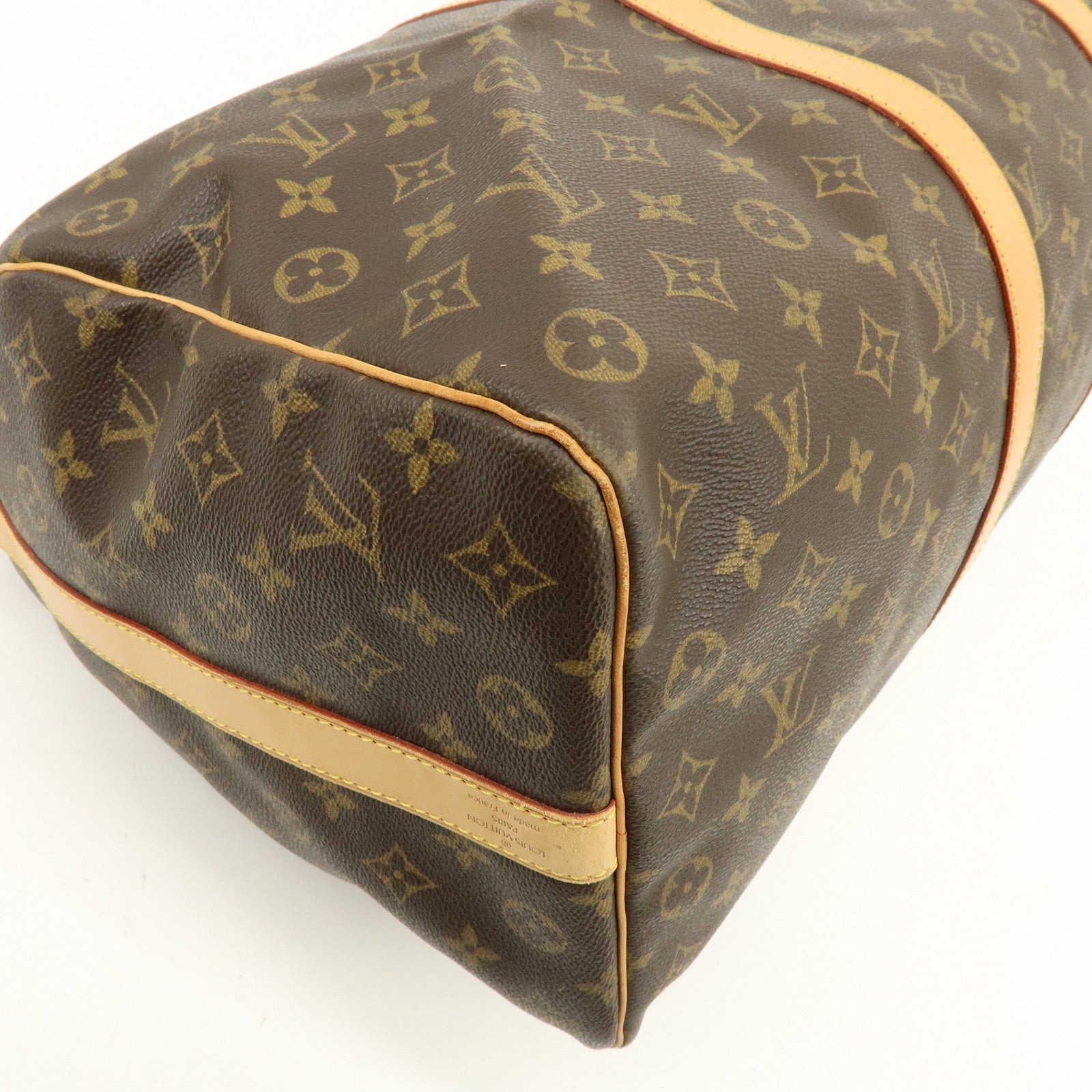 Louis Vuitton Monogram Keep All Bandouliere 50 Boston Bag M41416
