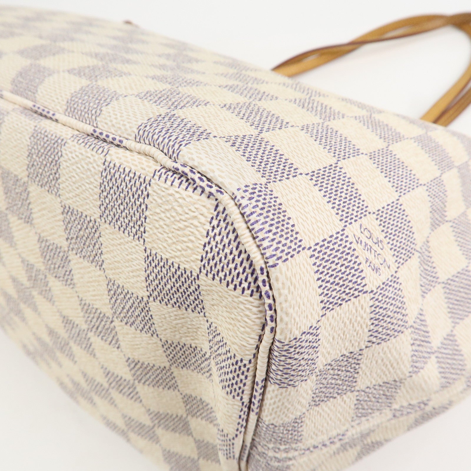 Louis Vuitton Damier Azur Neverfull MM Tote Bag N41361