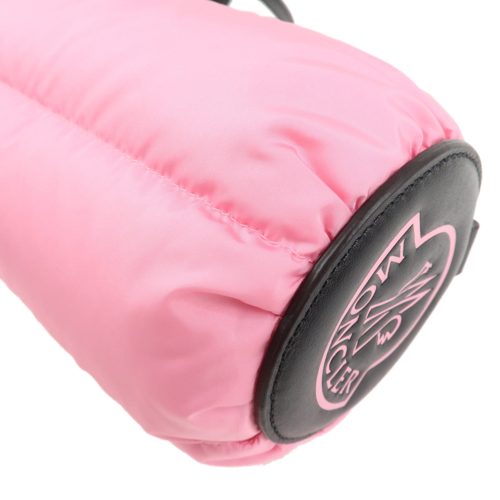 MONCLER Nylon Leather KEONI Shoulder Bag Crossbody Bag Pink Black