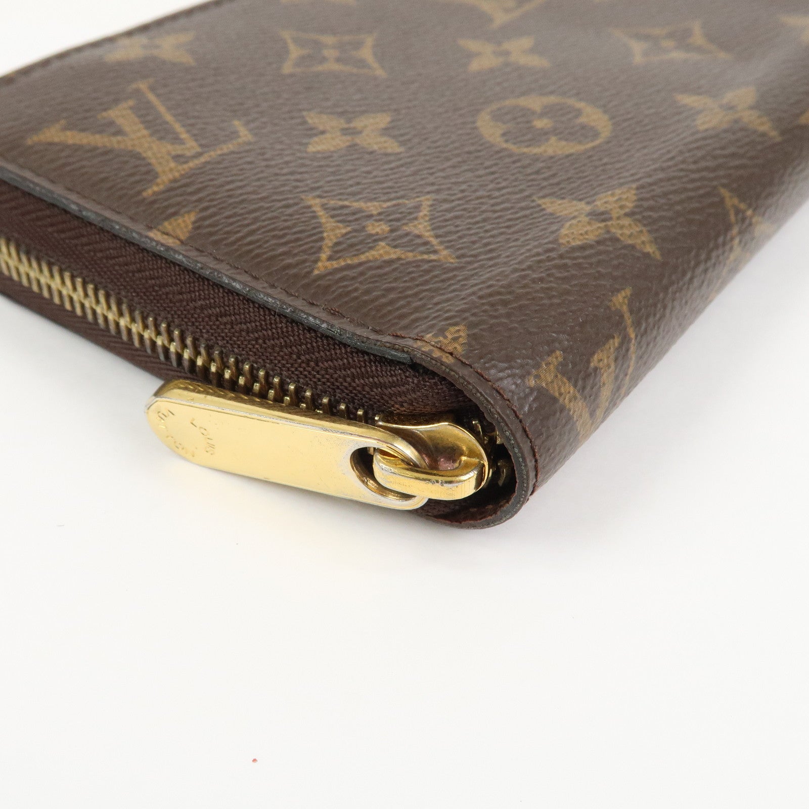 Louis Vuitton Monogram Canvas Zippy Long Wallet Brown M60017