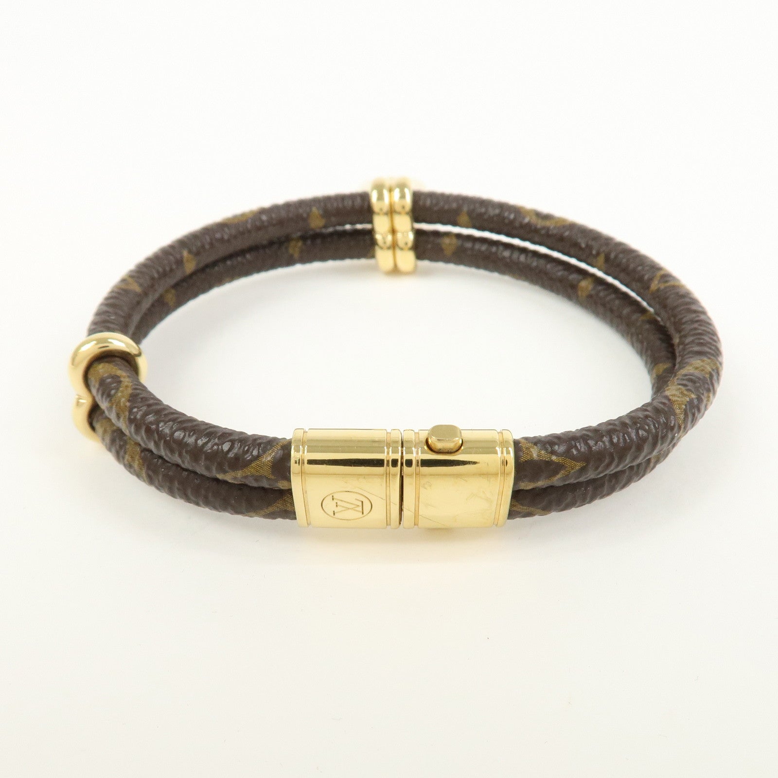 Louis Vuitton Monogram Canvas Keep It Twice Bracelet M8109