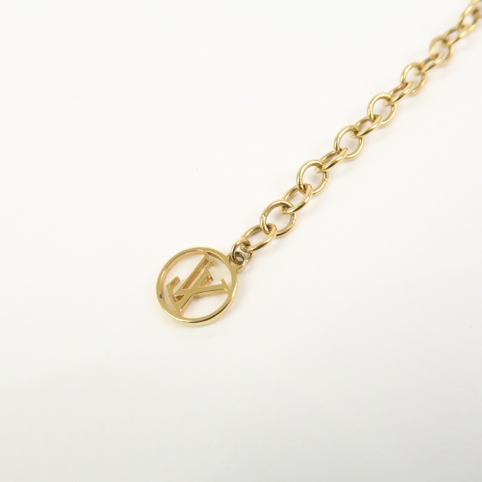 Louis Vuitton Collier Louisette Monogram Flower Necklace M00365