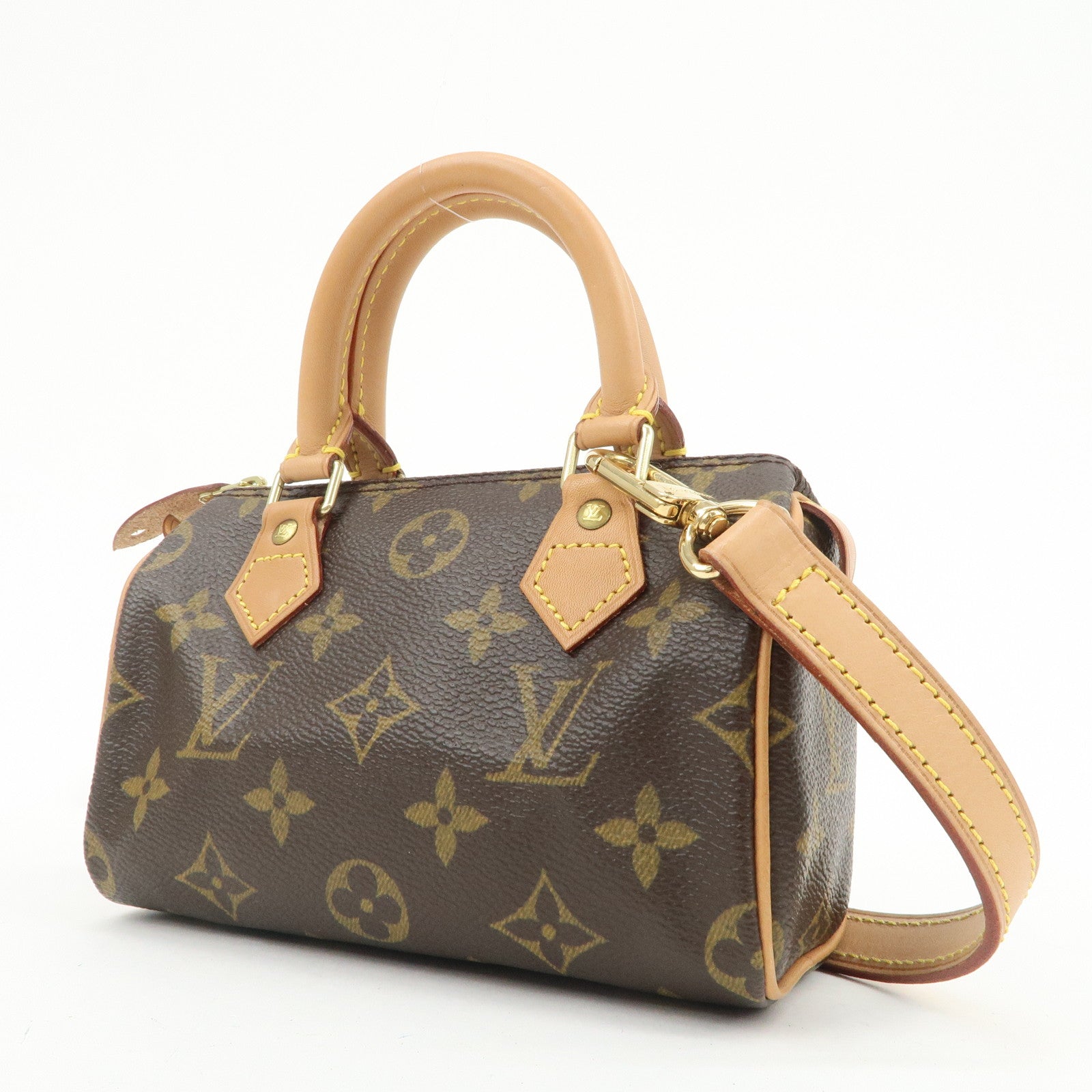 Louis Vuitton Monogram Mini Speedy Hand Bag Shoulder Bag M41534
