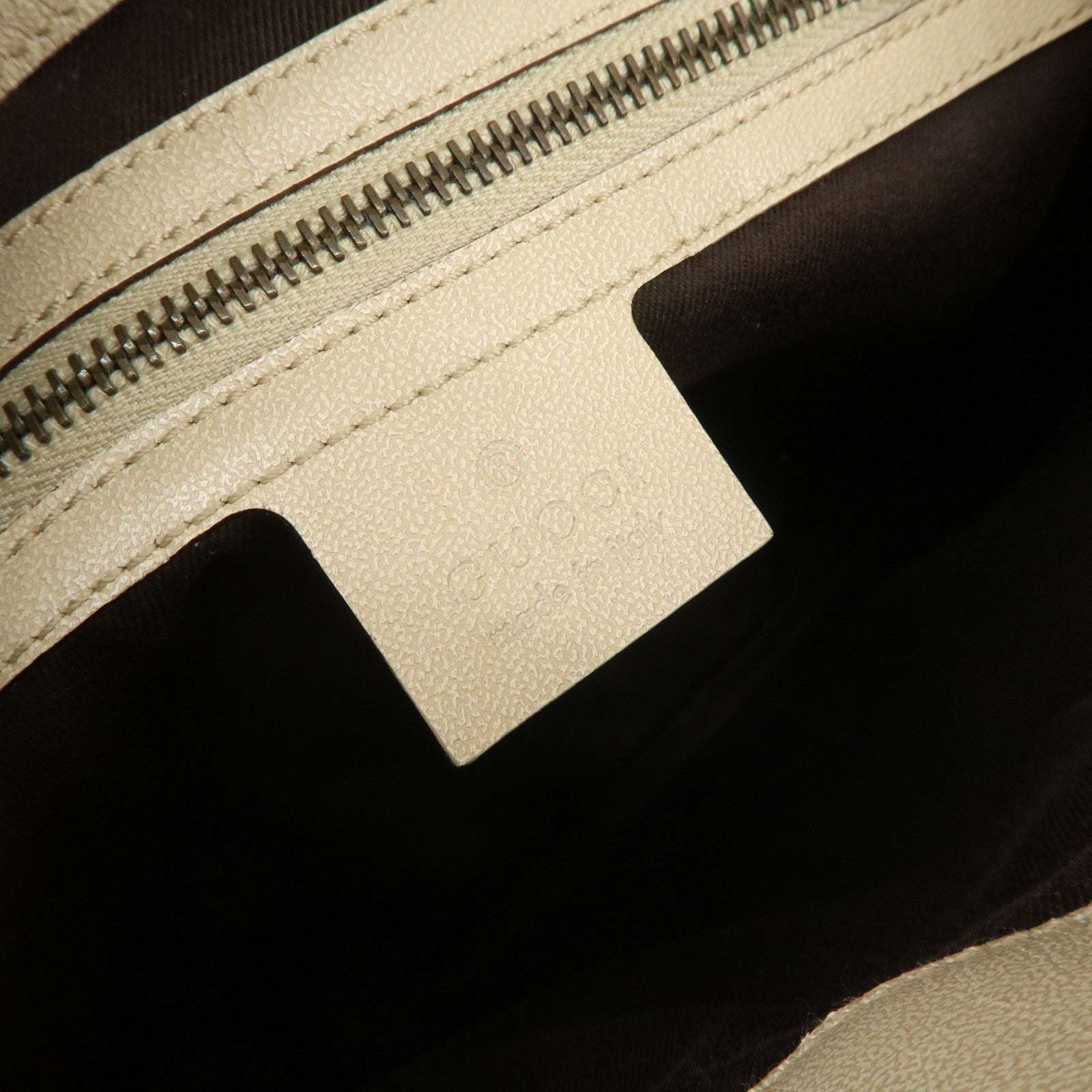 GUCCI GG Canvas Leather Shoulder Bag Hand Shoulder Bag Ivory 109143