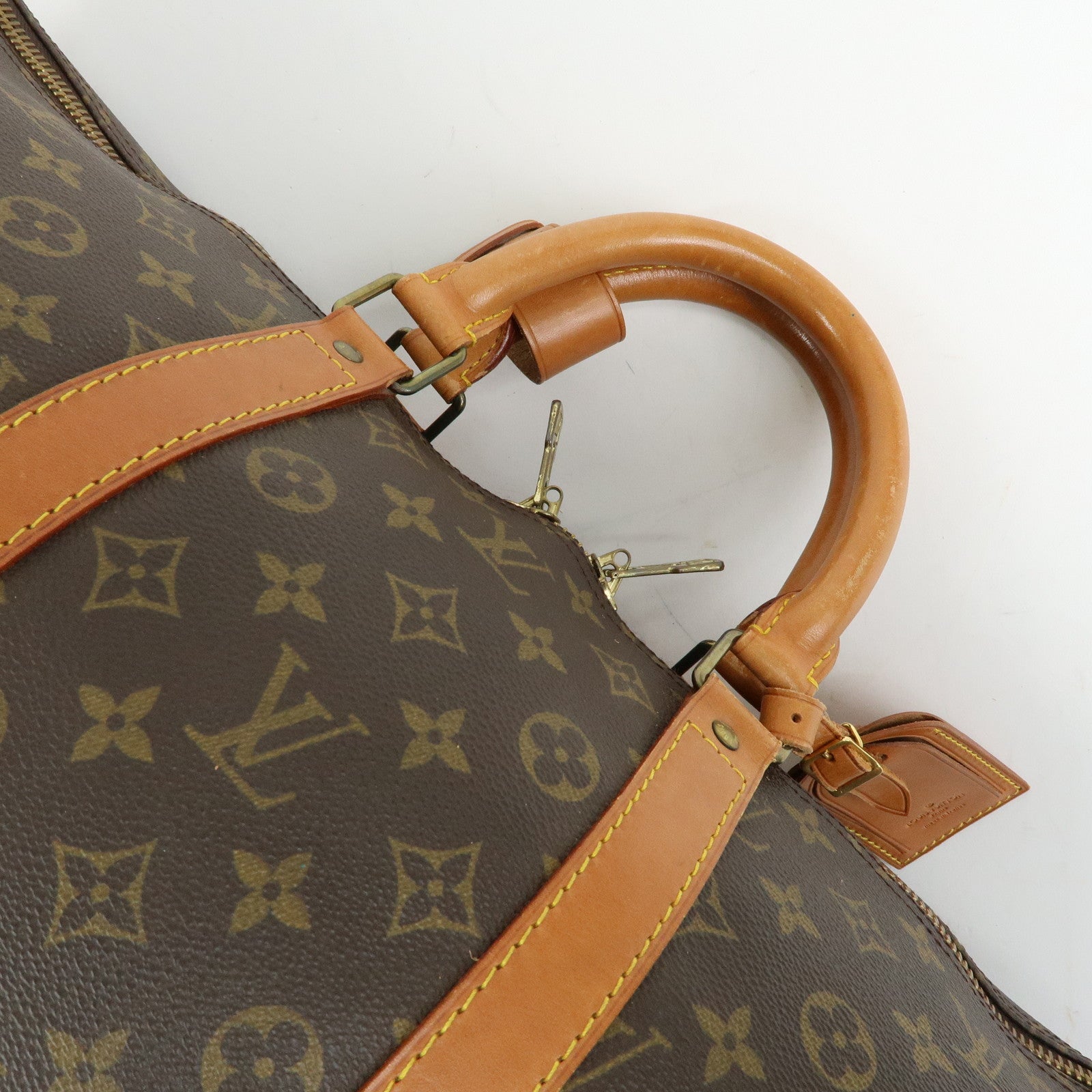Louis Vuitton Monogram Keep All 55 Boston Bag Brown M41424
