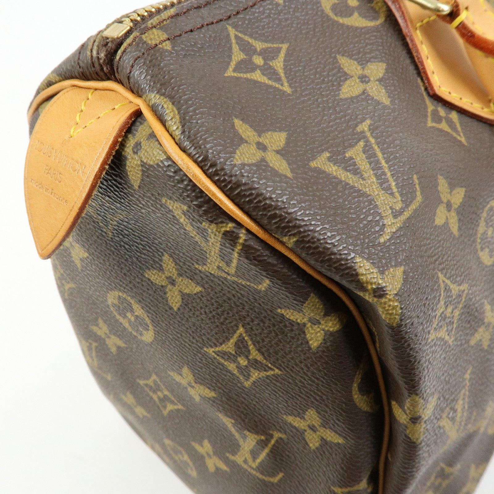 Louis Vuitton Monogram Speedy 30 Boston Bag Hand Bag Brown M41526