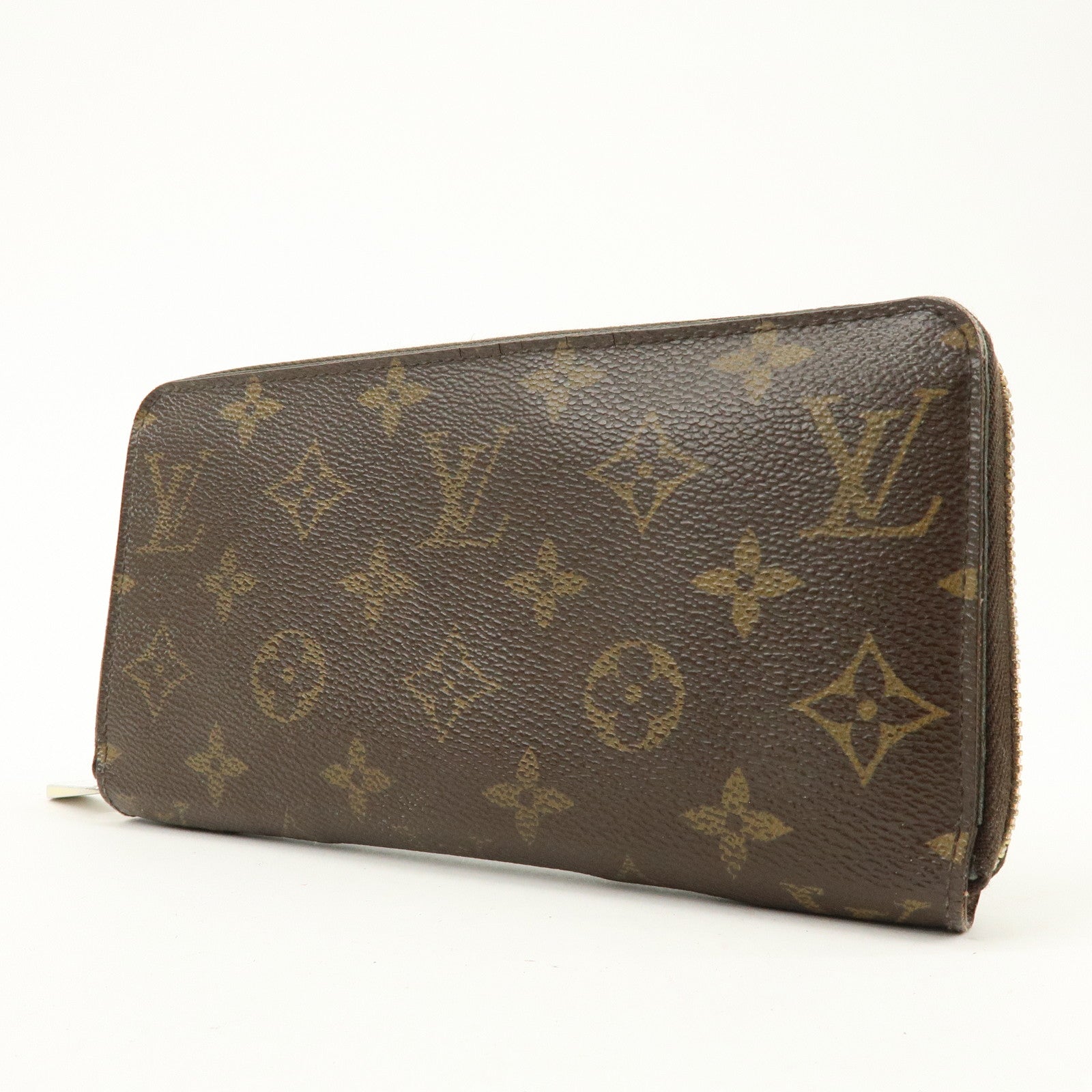Louis Vuitton Monogram Canvas Zippy Long Wallet Brown M60017