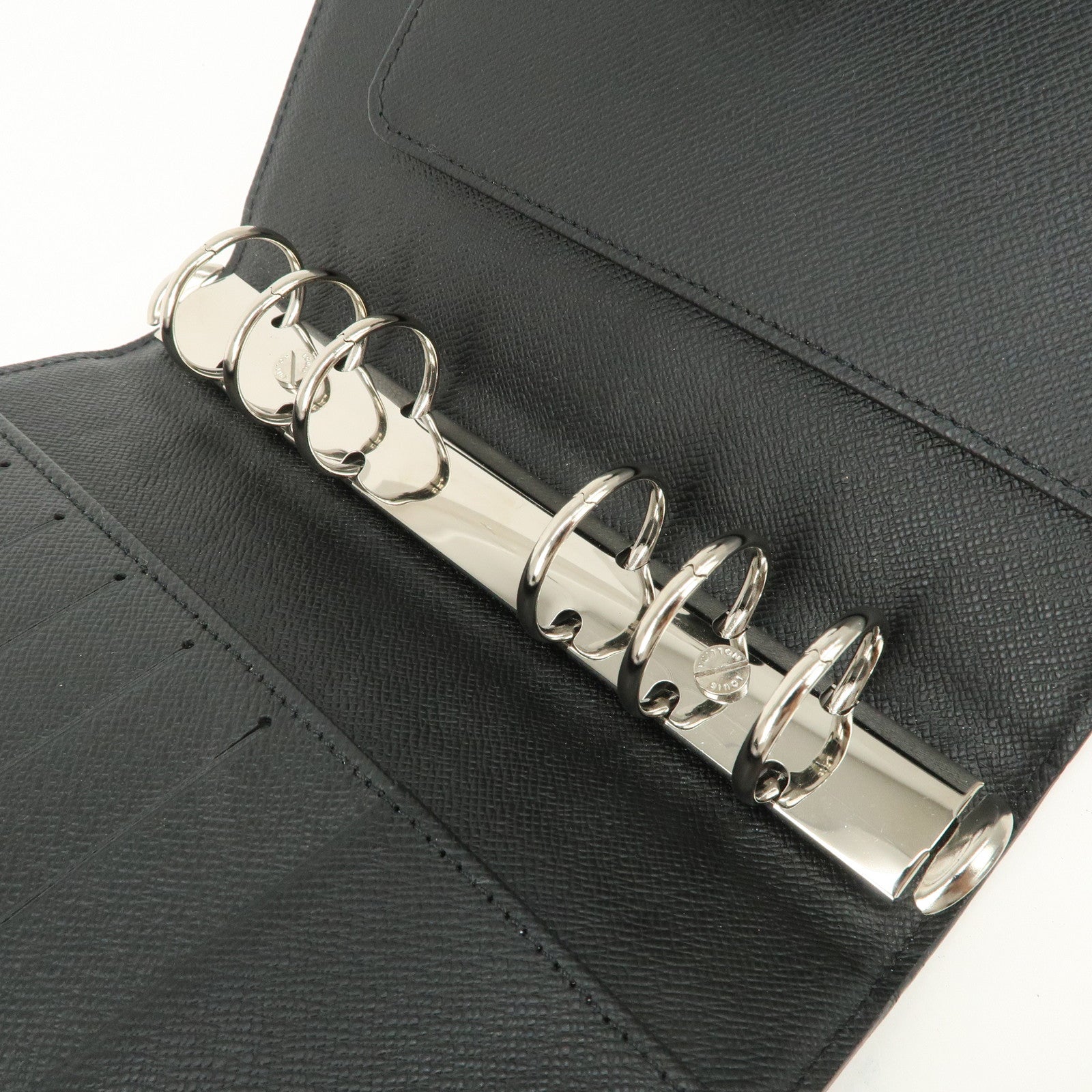 Louis Vuitton Epi Agenda MM Planner Cover Noir Black R20202