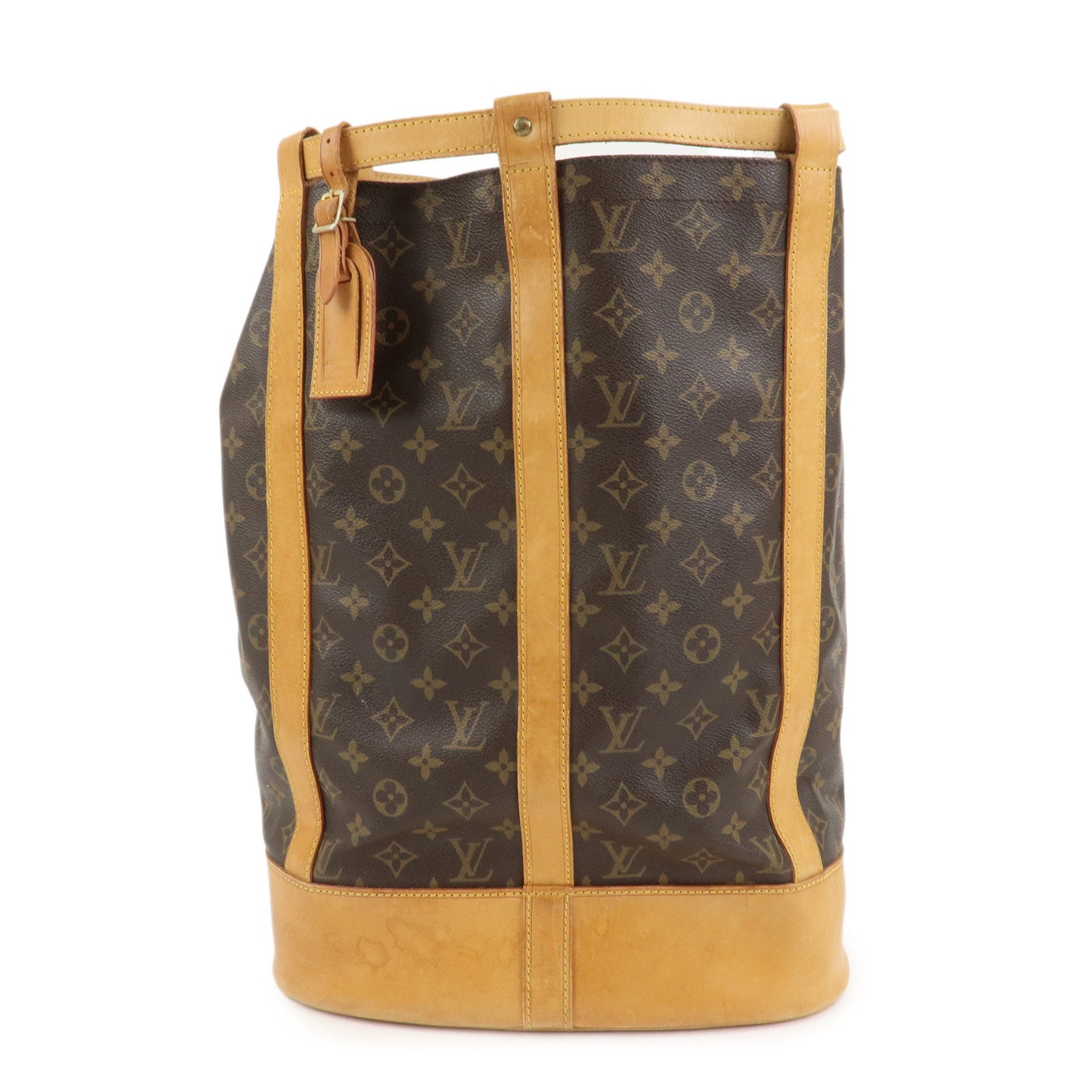 Louis Vuitton Monogram Randonnee GM Shoulder Bag Brown M42244