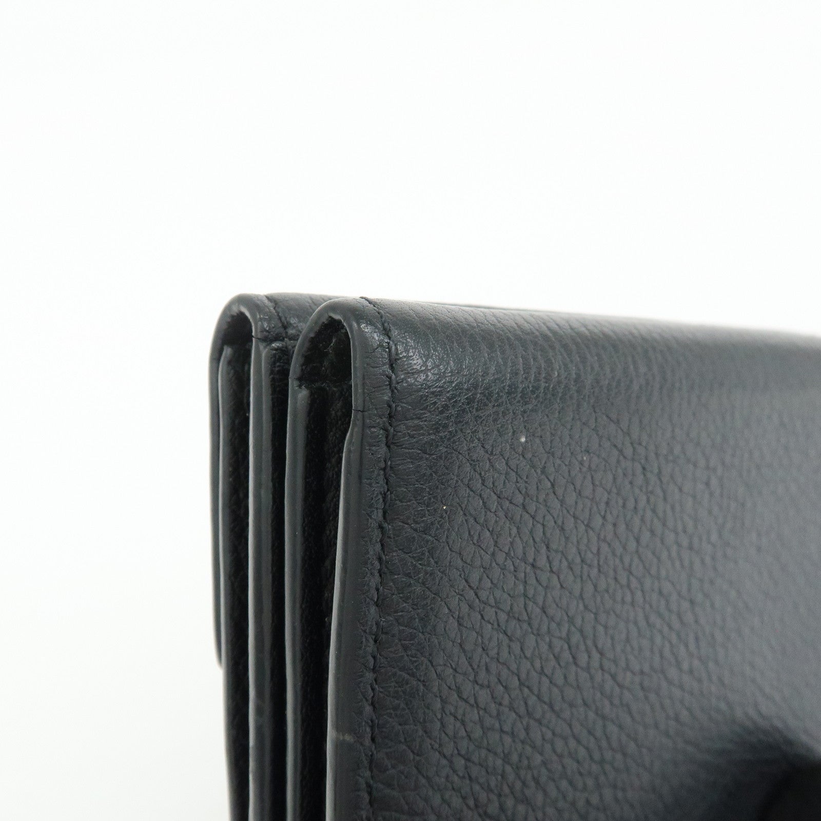 Louis Vuitton Portefeuille Lock Mini Compact Wallet Noir M63921