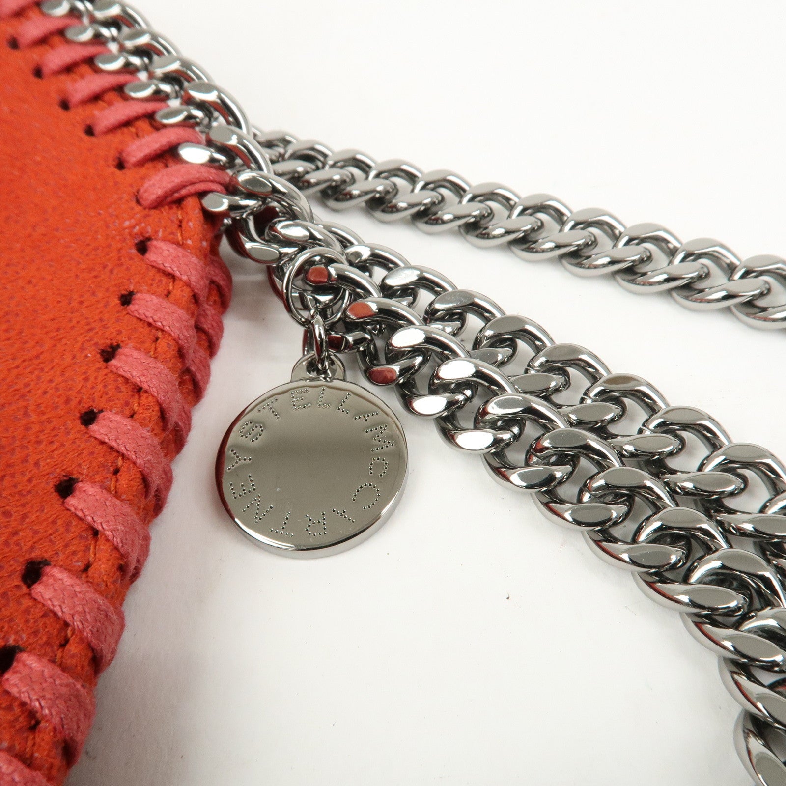 STELLA MCCARTNEY Falabella 2Way Bag Hand Bag Shoulder Bag Red