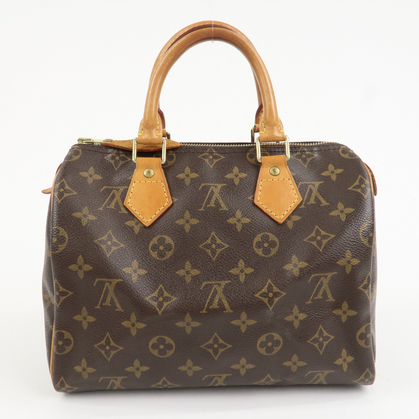 Louis Vuitton Monogram Speedy 25 Boston Bag Hand Bag Brown M41528
