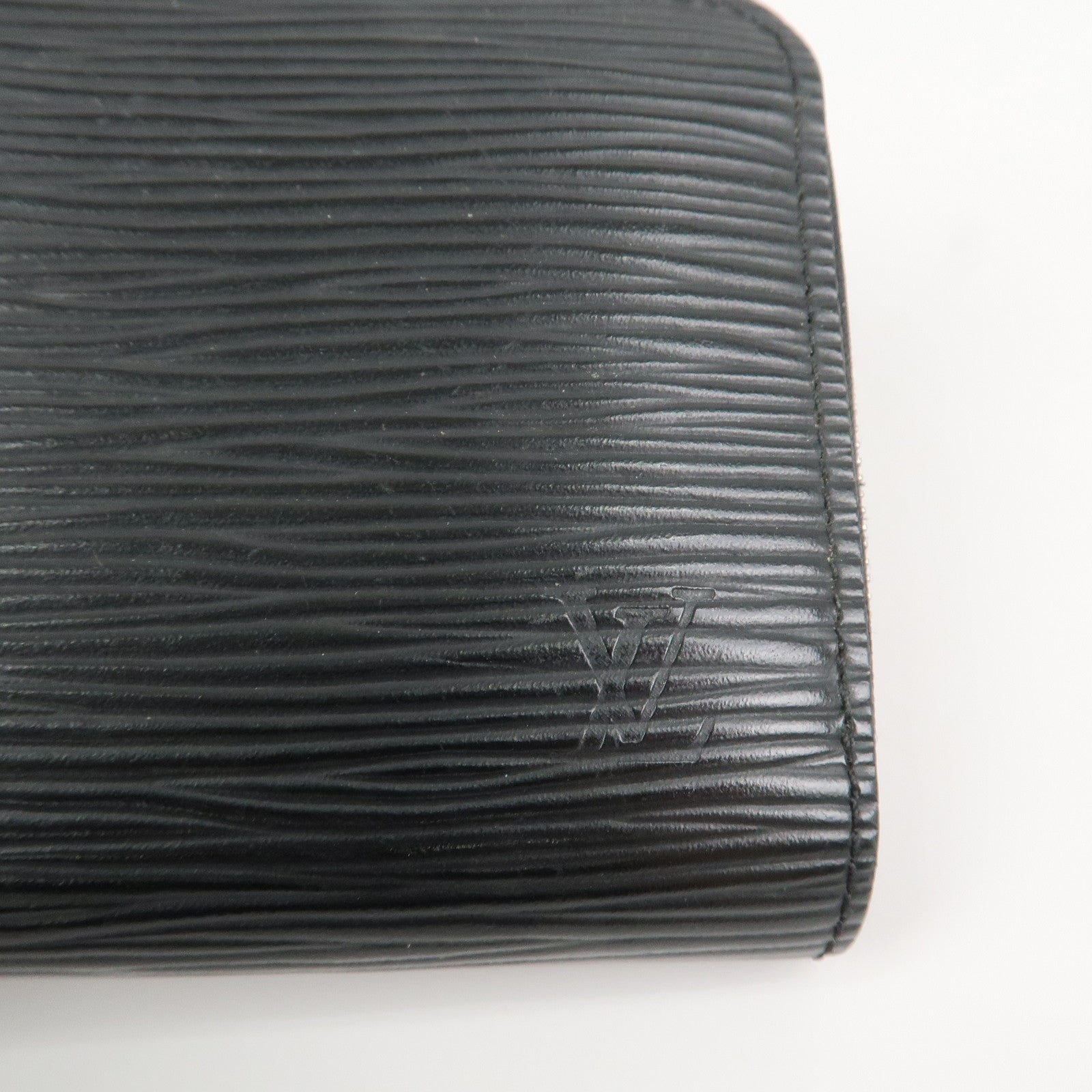 Louis Vuitton Epi Leather Zippy Coin Case Wallet Noir M60152