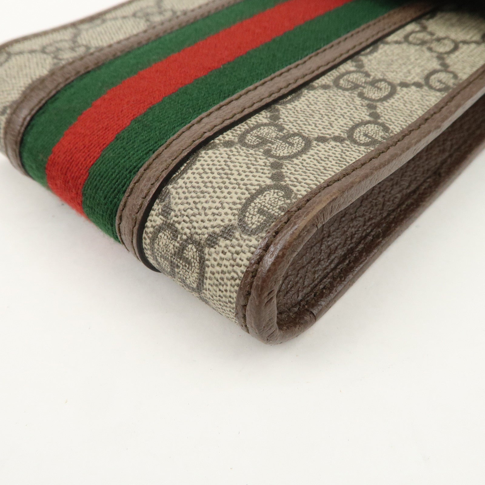 GUCCI Ophidia Sherry GG Supreme PVC Mini Shoulder Bag Beige 625757