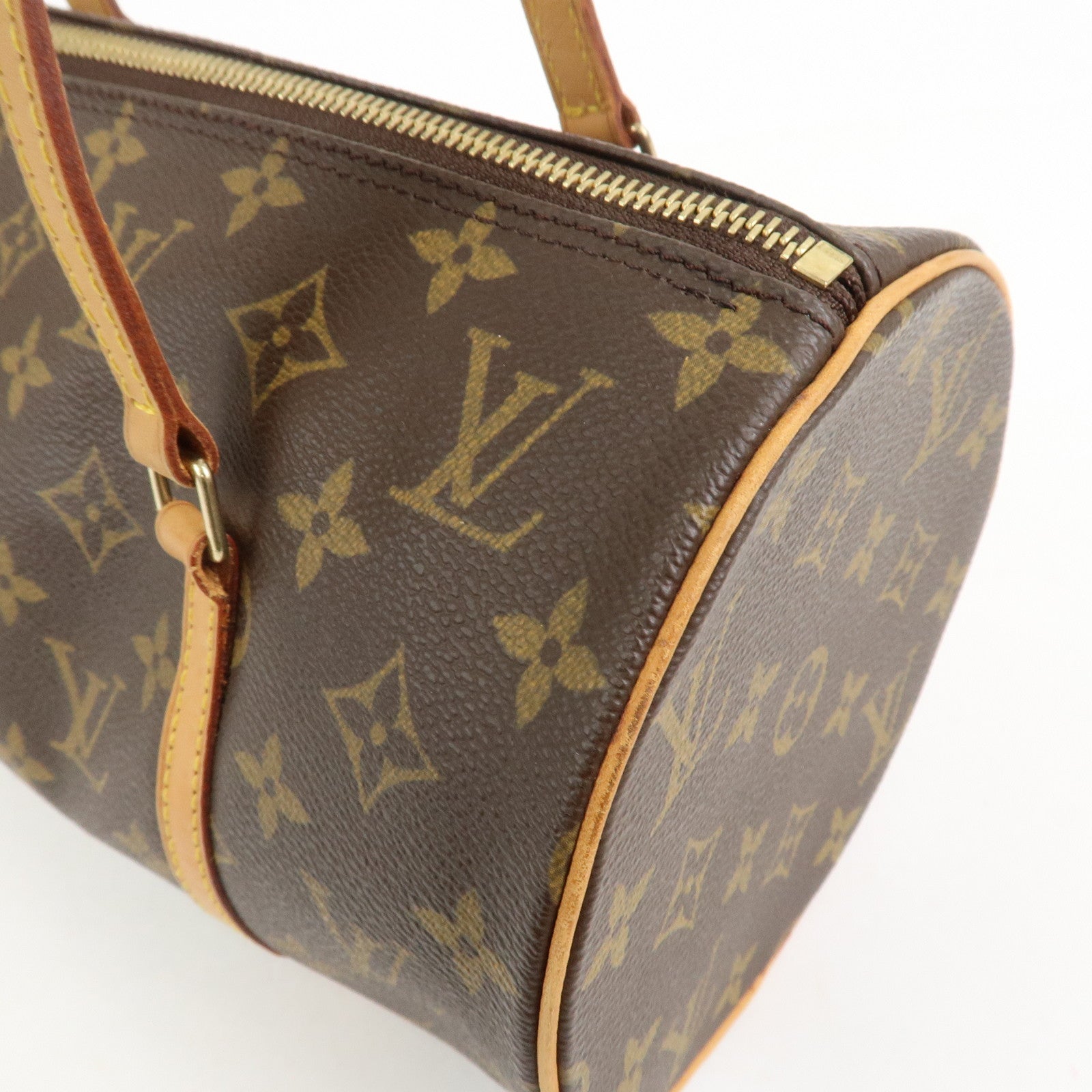 Louis Vuitton Monogram Papillon 30 Hand Bag New Style Brown M51385