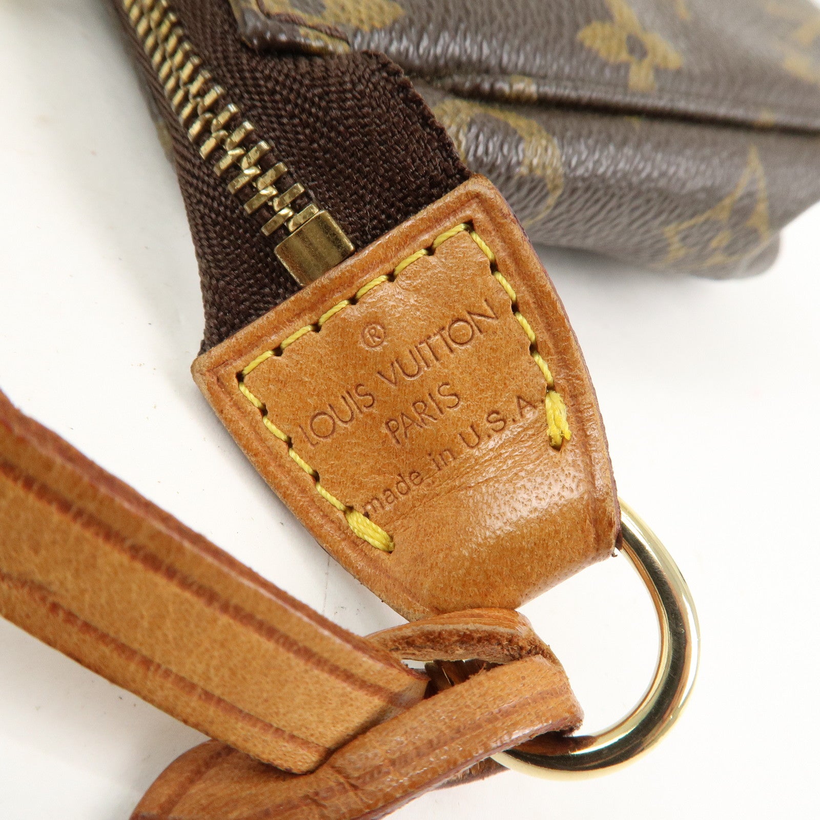 Louis Vuitton Monogram Pochette Accessoires Pouch Hand Bag M51980
